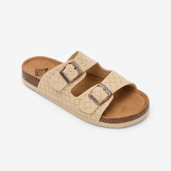 Sandalen Damen Doppelriemen Manou khaki