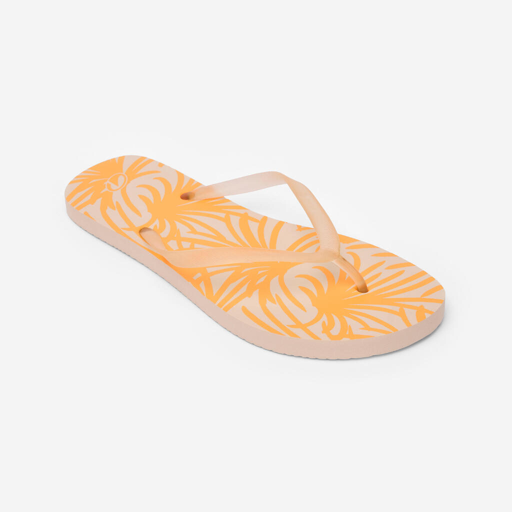 Tongs femme, 120 Palmer orange