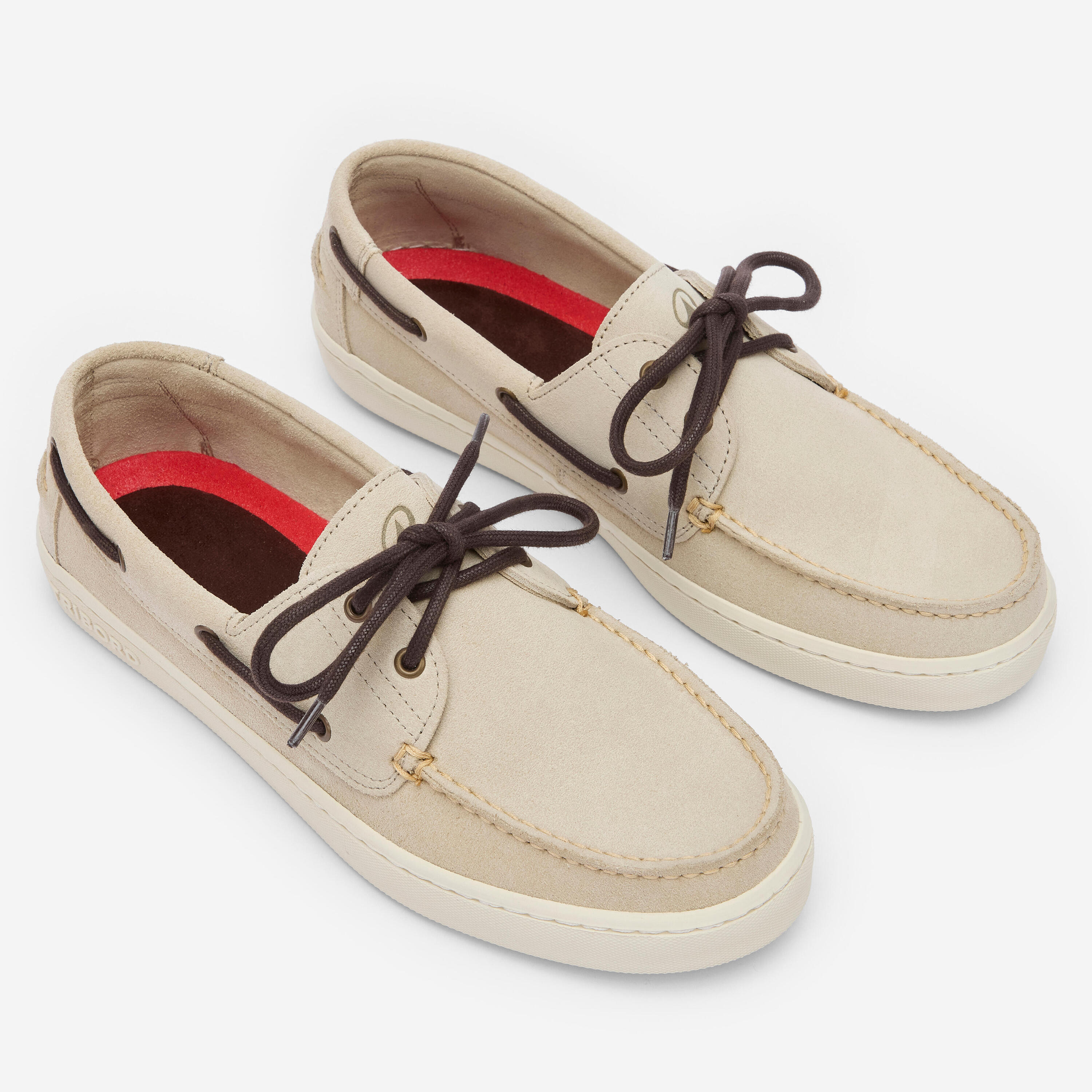 Chaussure bateau nubuk, 120 beige 2/6
