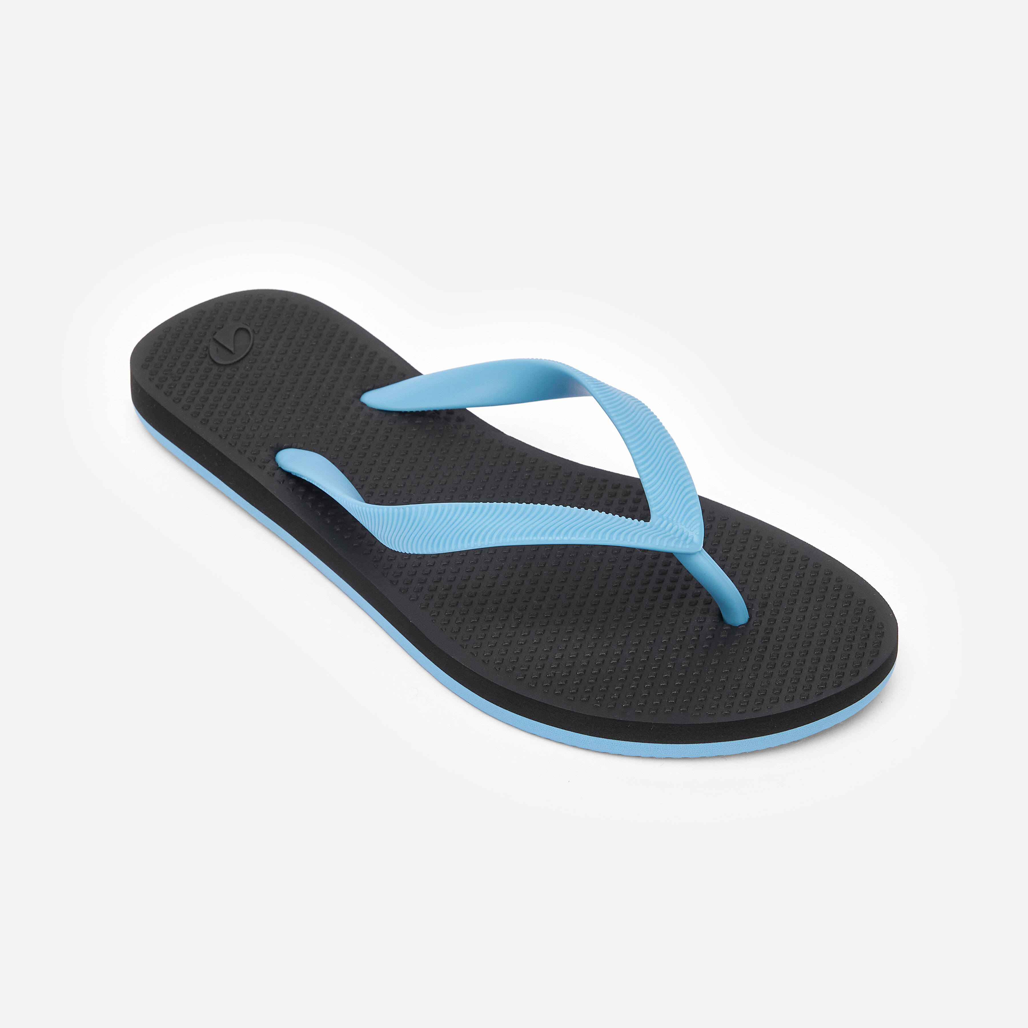 Kids’ flip-flops, 500 Bleua black and blue