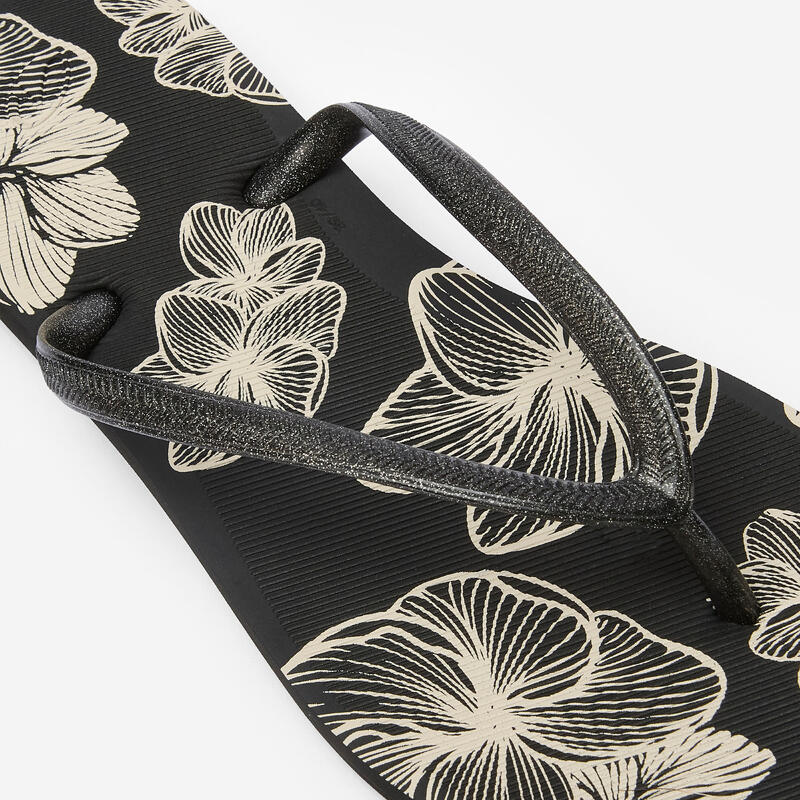 Papuci Tongs 500 Negru Tiara Damă