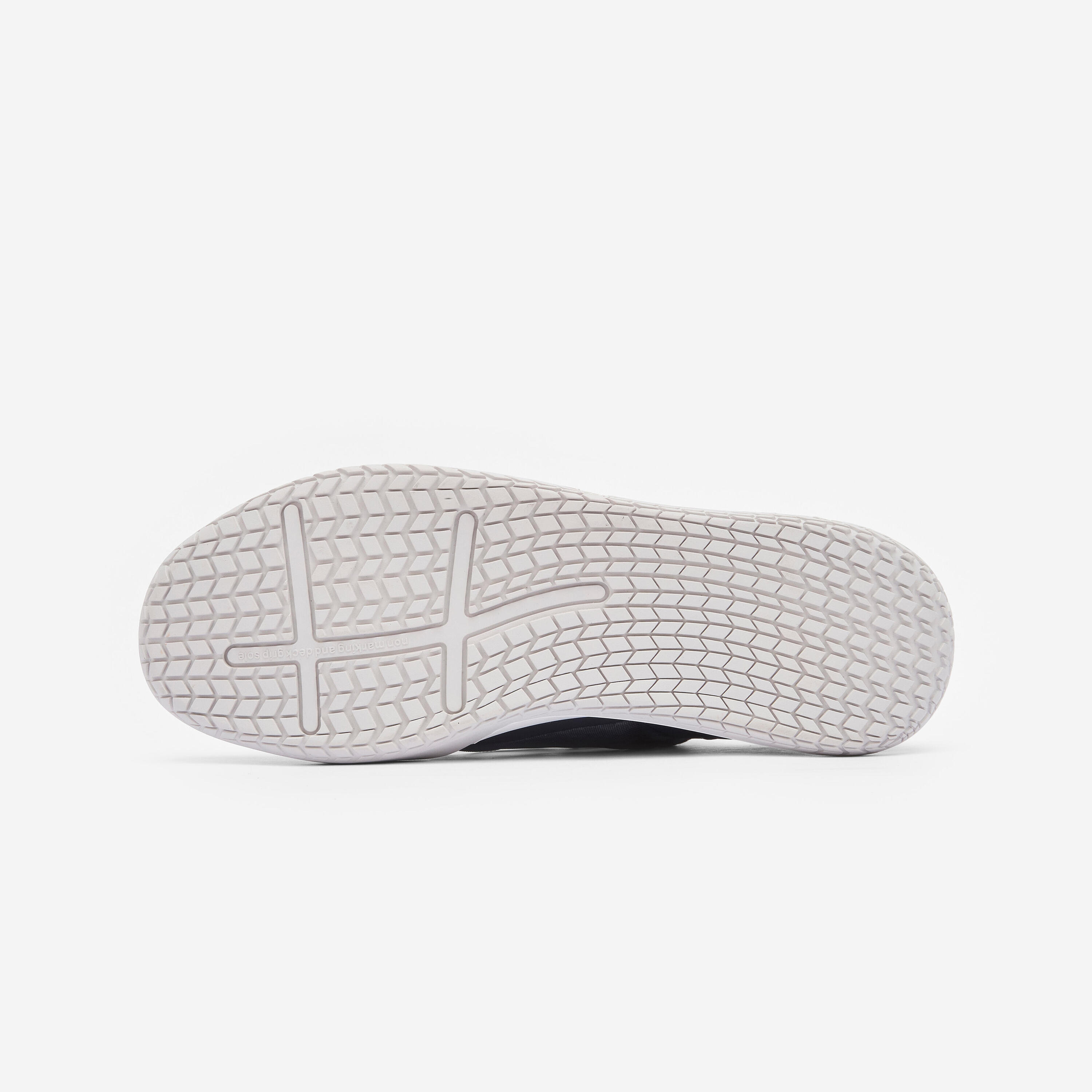 Baskets bateau homme, 500 bleu gris 3/5