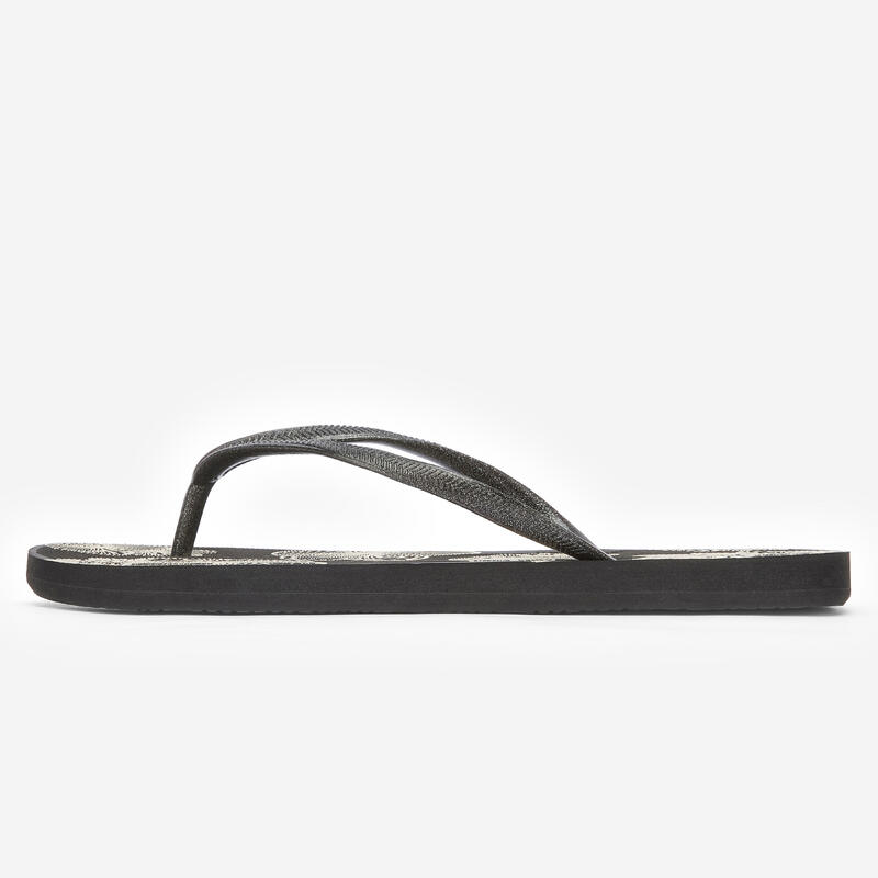 Papuci Tongs 500 Negru Tiara Damă