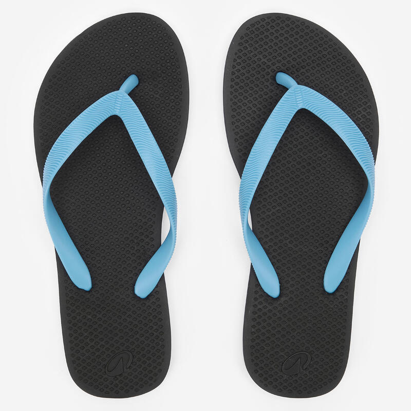 Papuci tongs 500 Bleu Negru și Albastru Copii