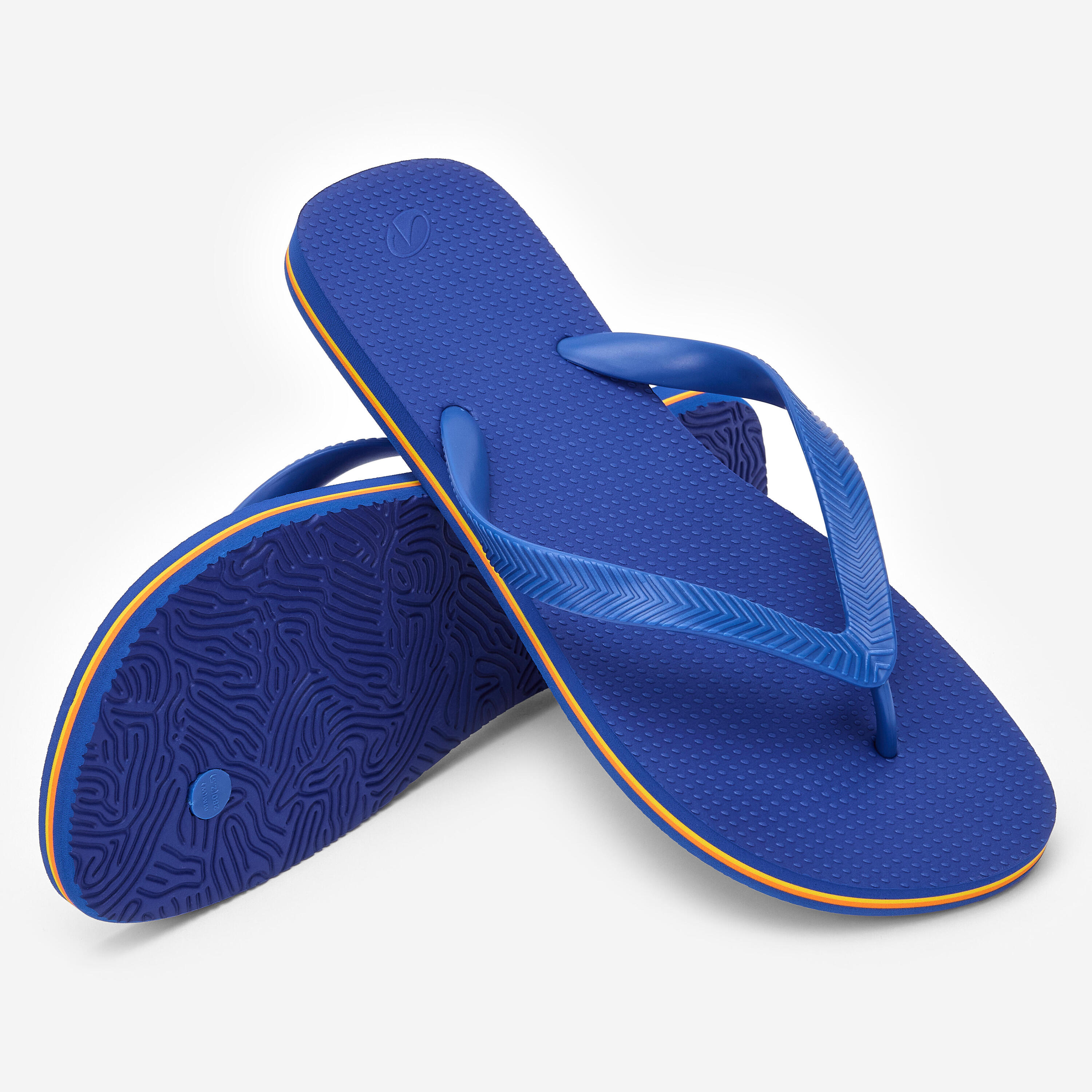 Tongs homme, 500 Loki bleu 3/5
