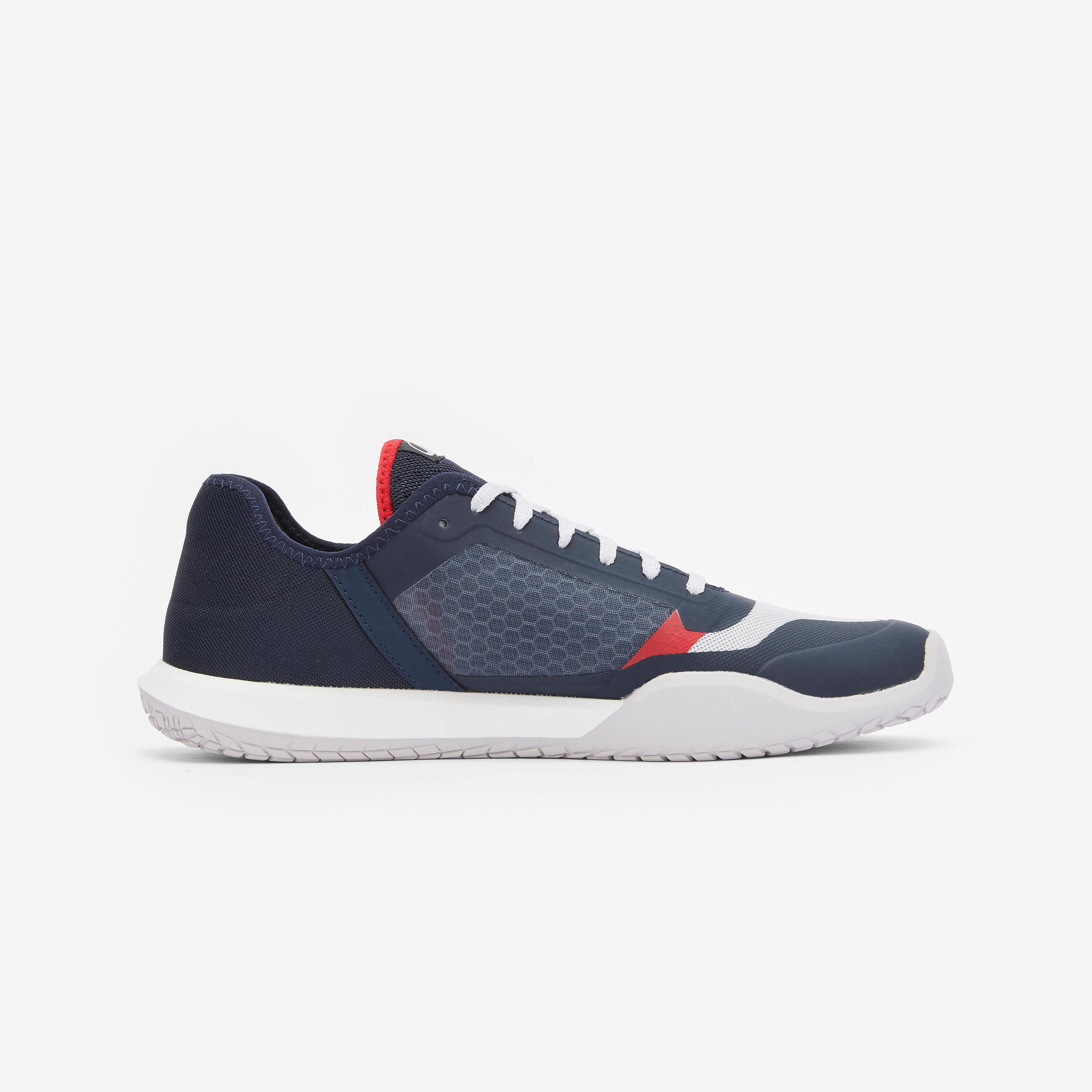 Baskets bateau homme, 500 bleu gris 4/5