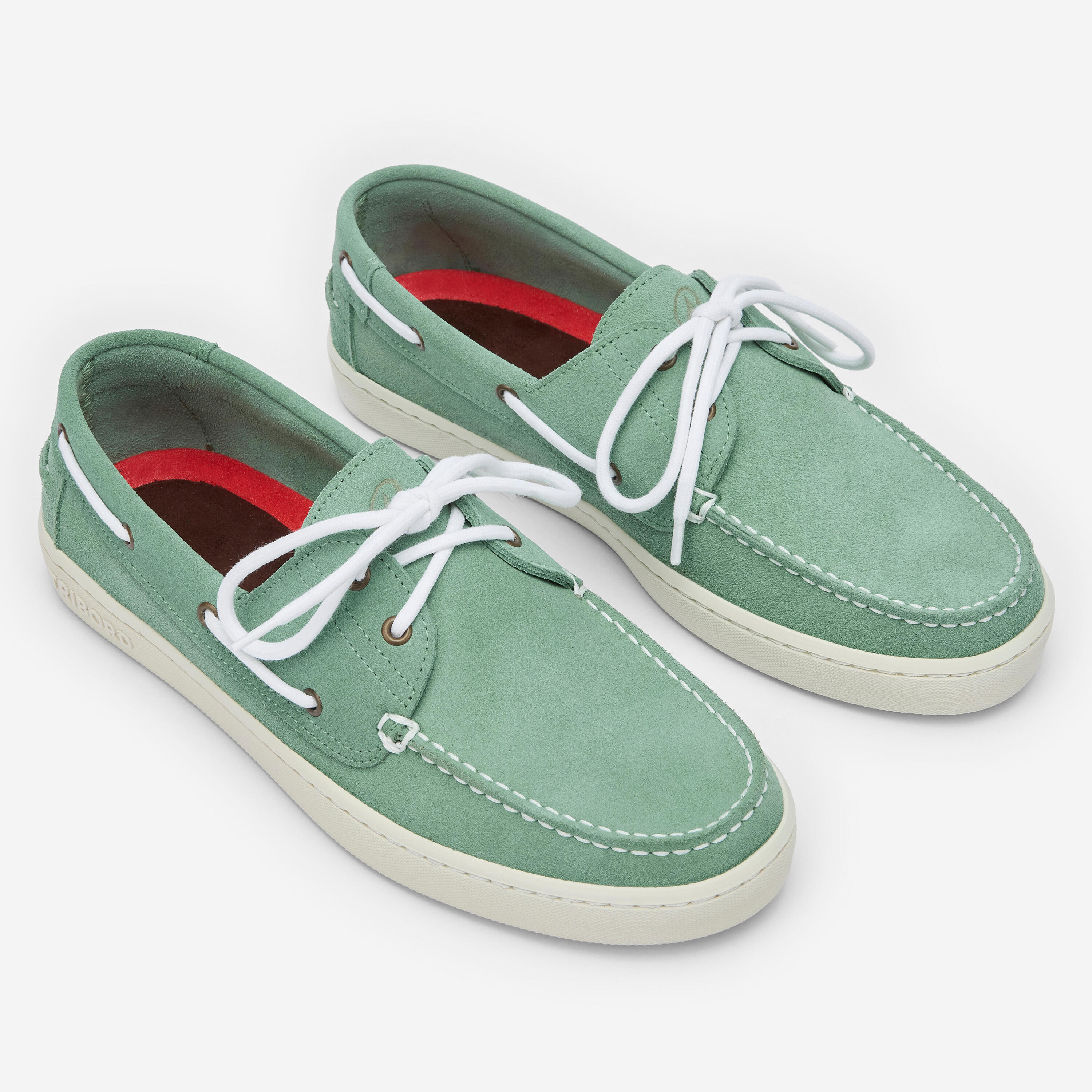 Chaussure bateau 120 nubuck vert 2/5