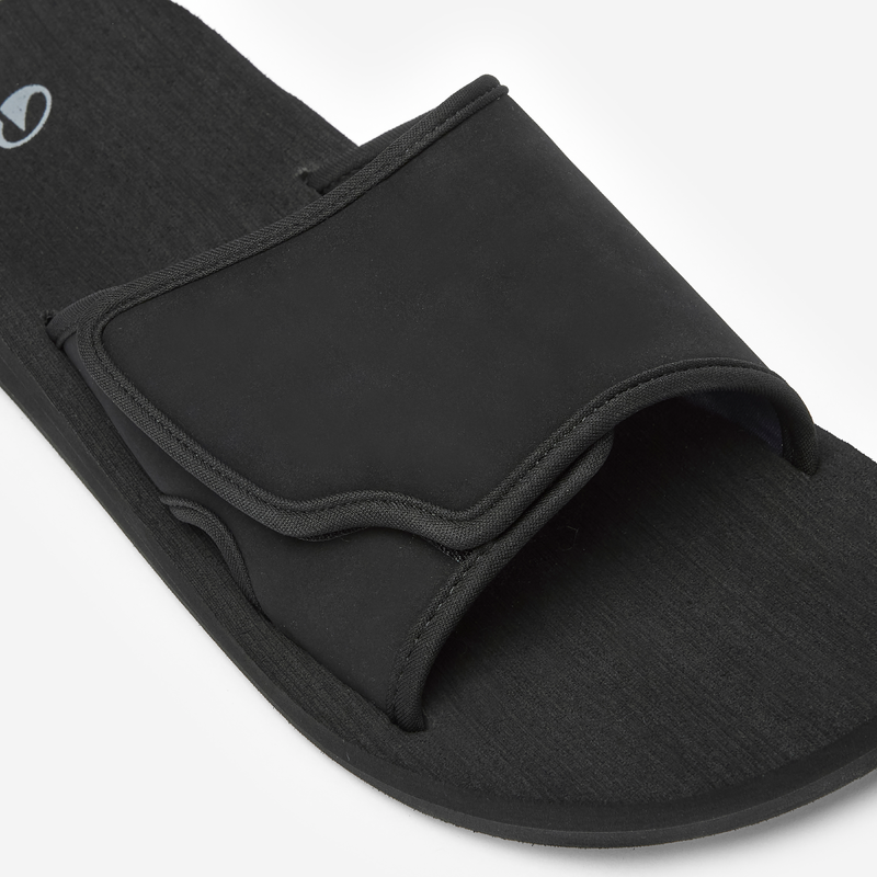 Claquettes Hommes KuaiLu Sandales Sport Réglables Cuir Soutien Voûte Plantaire – Chaussures Plage Piscine Été Confortables Antidérapantes