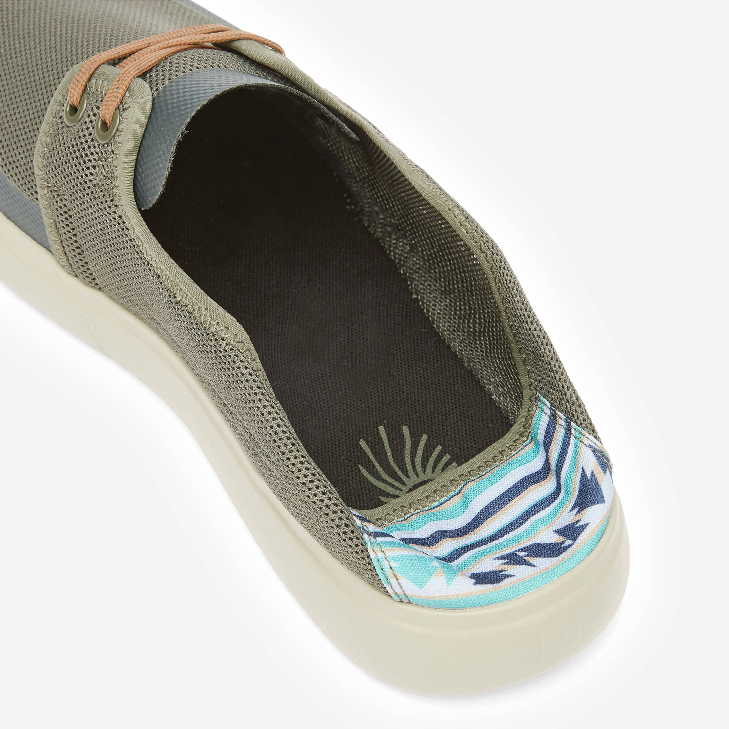 Men’s espadrille beach shoes, Areeta Oldika khaki -  3