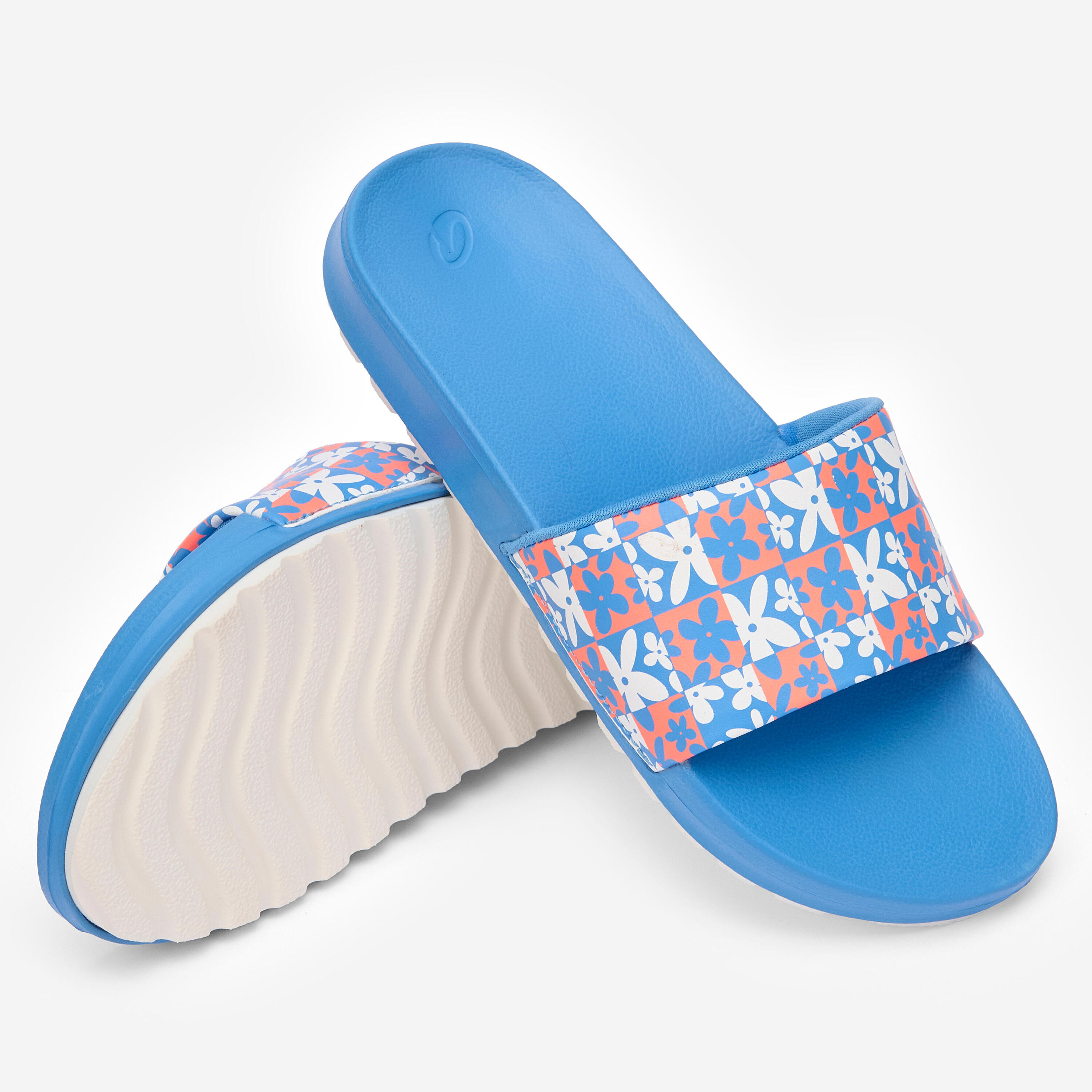 Kinder-Badelatschen 550 Daisy blau 3/5