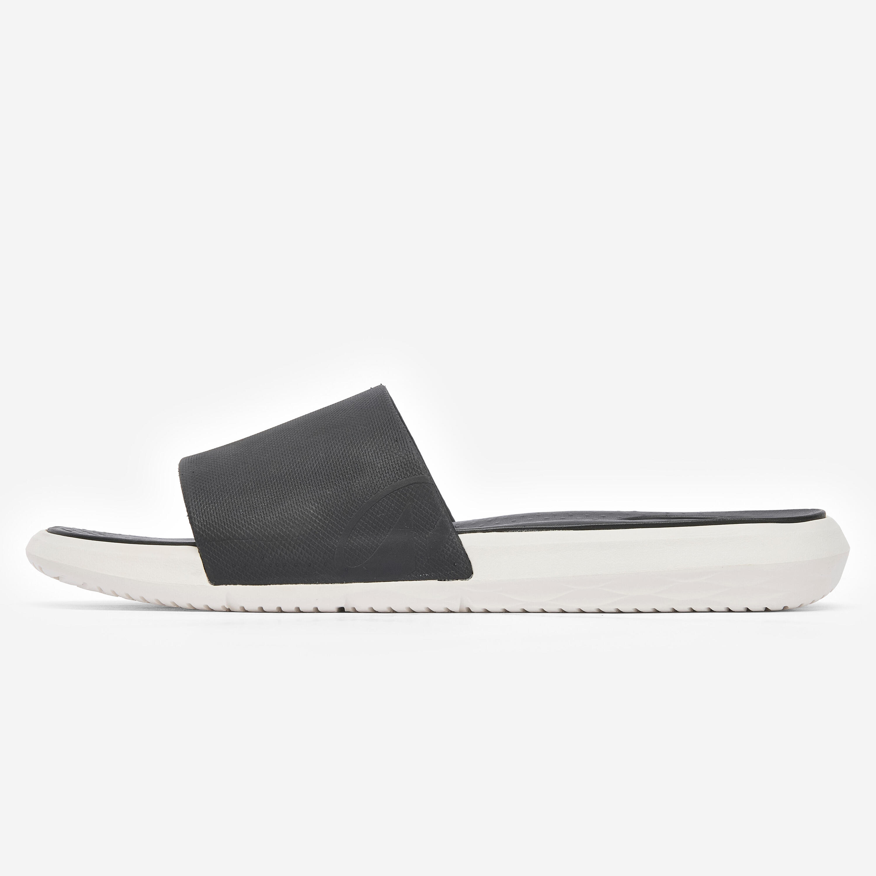 Ciabatte piscina uomo FIT 900 bianco-nero 4/5