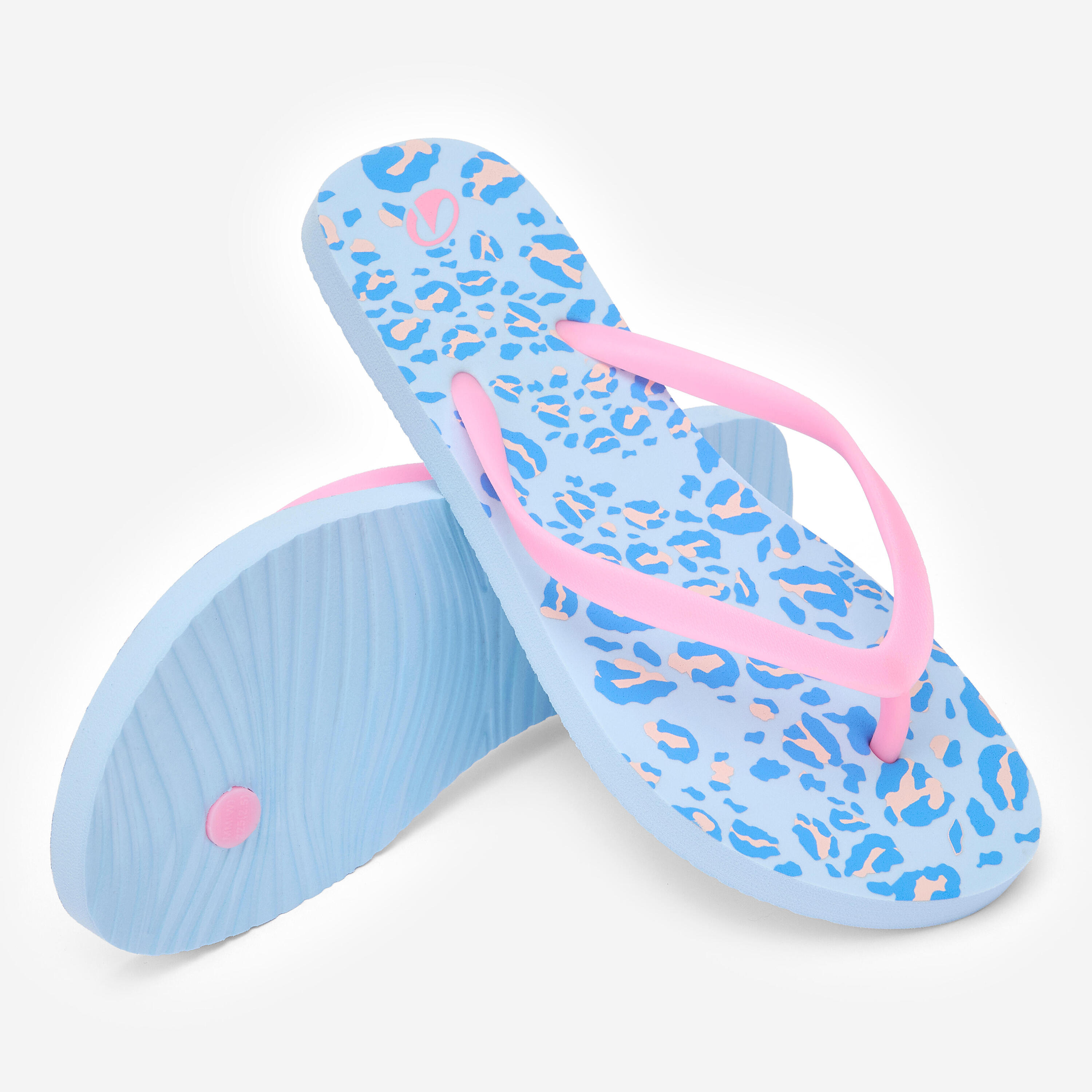 Tongs fille, 120 Fauvy bleu 3/5