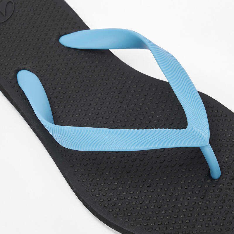 Papuci tongs 500 Bleu Negru și Albastru Copii