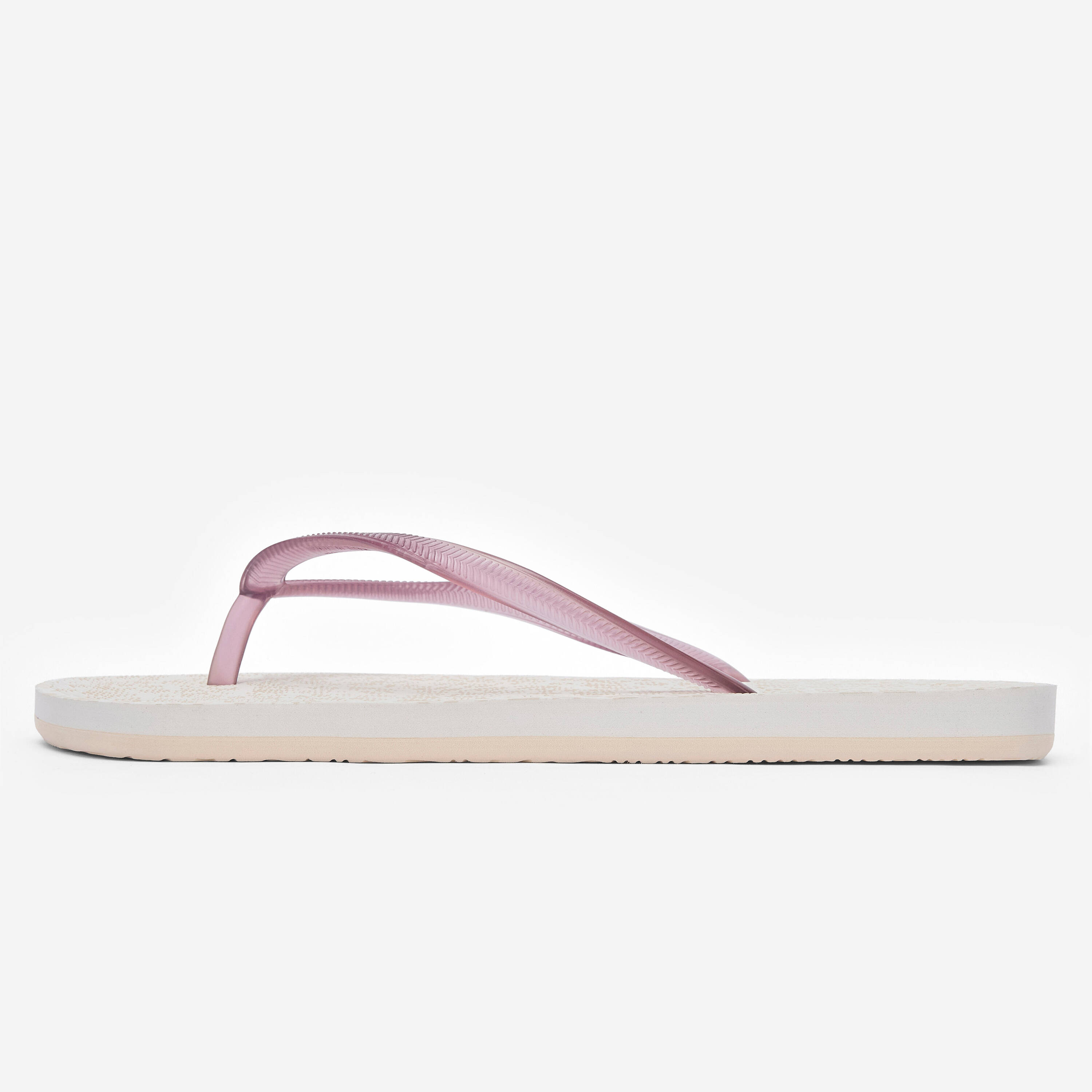 Women’s flip-flops, 500 Animal white -  5