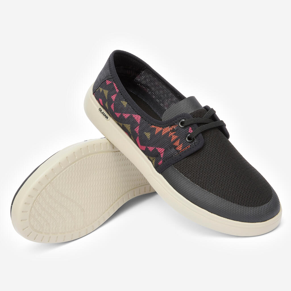 Men’s espadrille beach shoes, Areeta Mex black