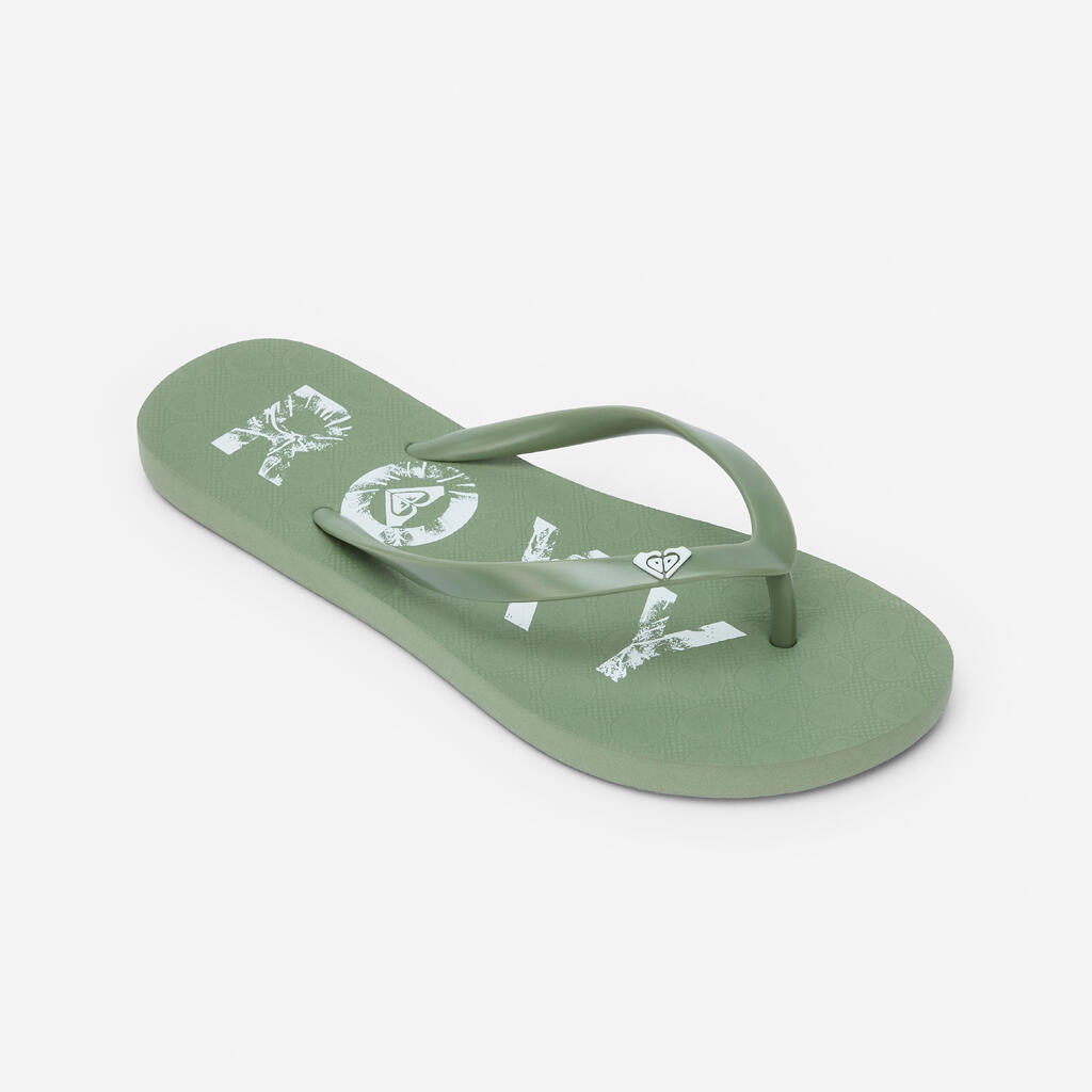 Kaki ženske japonke ROXY TO THE SEA 