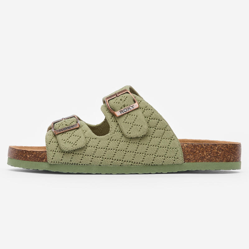 Sandale baretă dublă Manou Kaki Damă