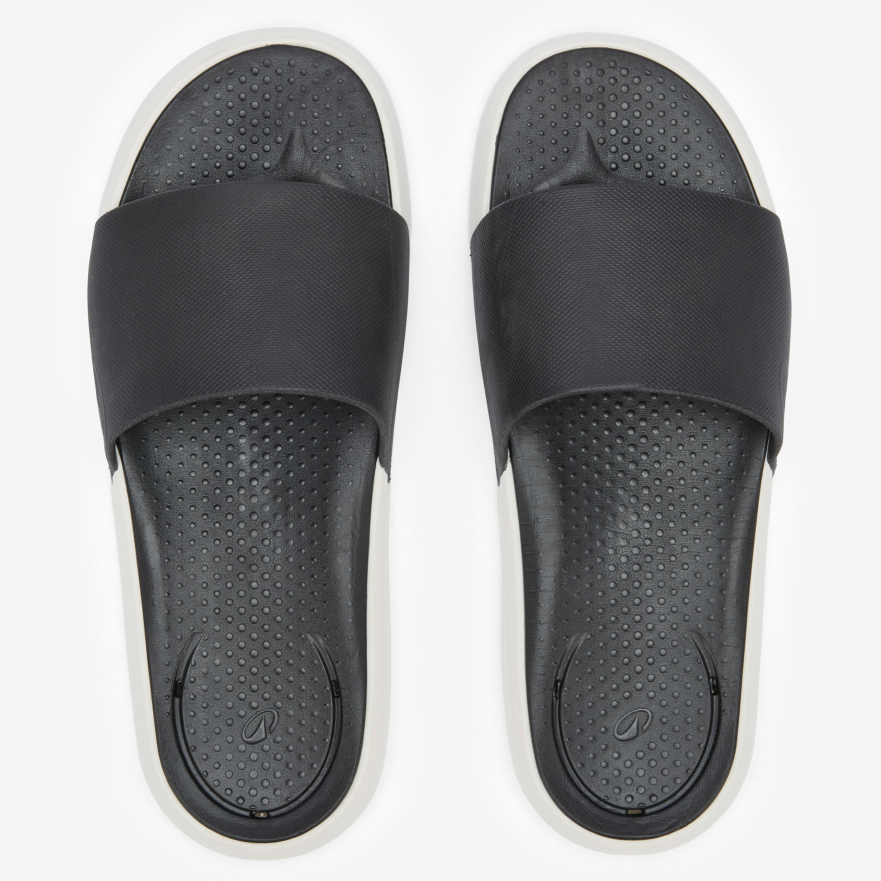 Ciabatte piscina uomo FIT 900 bianco-nero 2/5