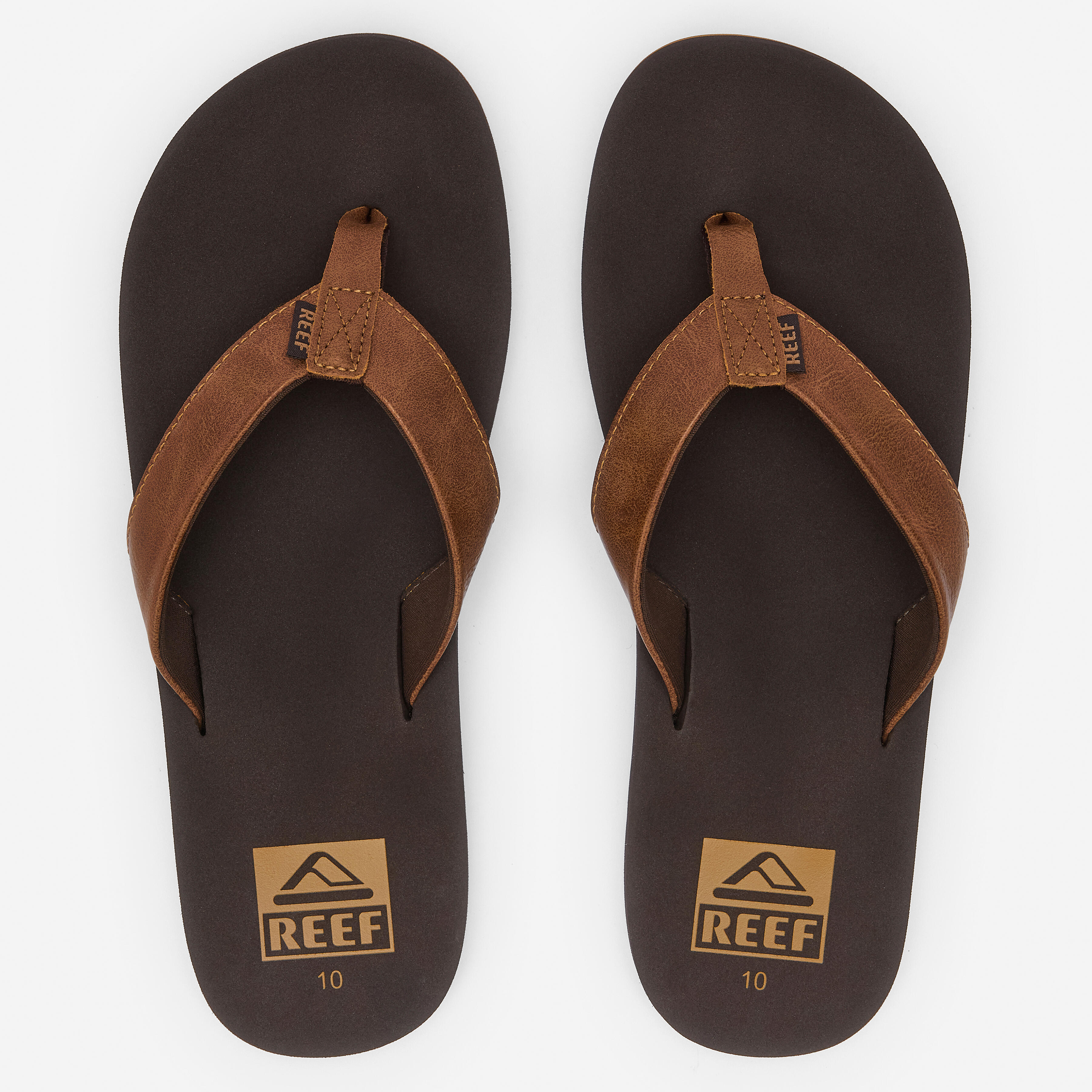 REEF REEF Twinpin pánske žabky hnedé 40 · záber 3