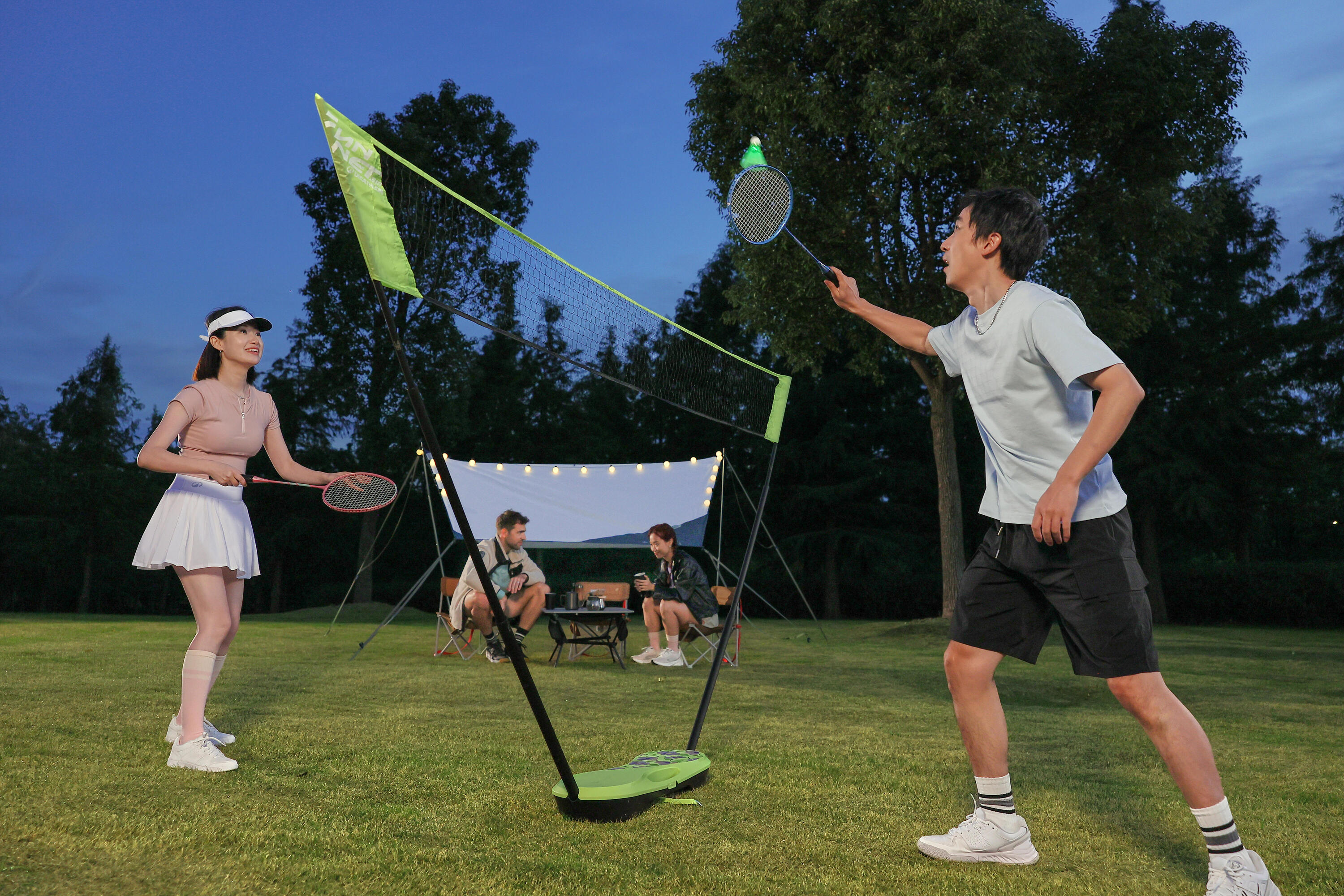 Volani badminton PSC 130 NITE plastica x3 16/17