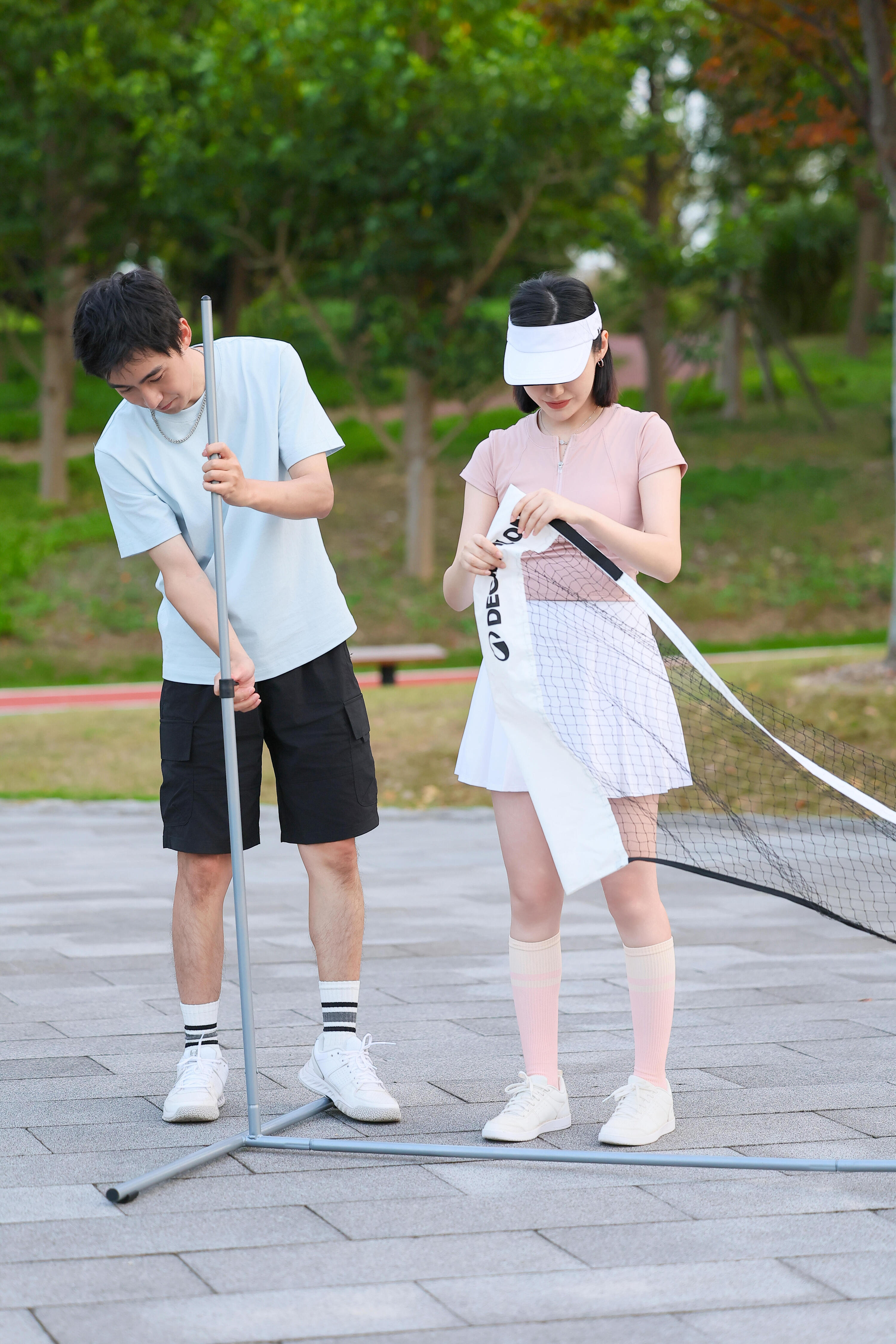 Filet multisport de badminton et de pickleball, Speed Net 610 17/22