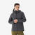 Veste de randonnée imperméable et légère femme, MH900 gris