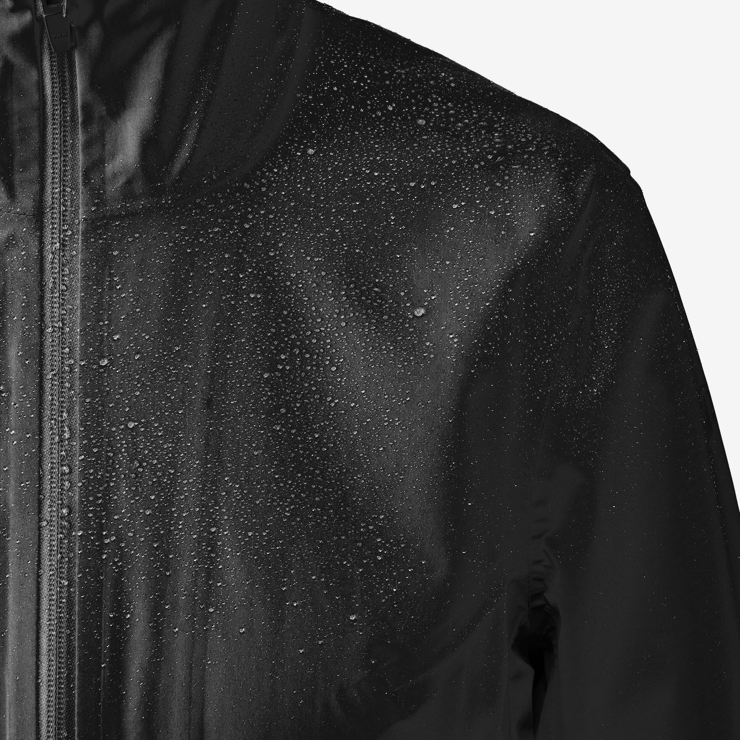 Manteau de randonnée imperméable léger et long femme, MH 100 3/12