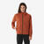 Veste de randonnée imperméable femme, MH100 marron