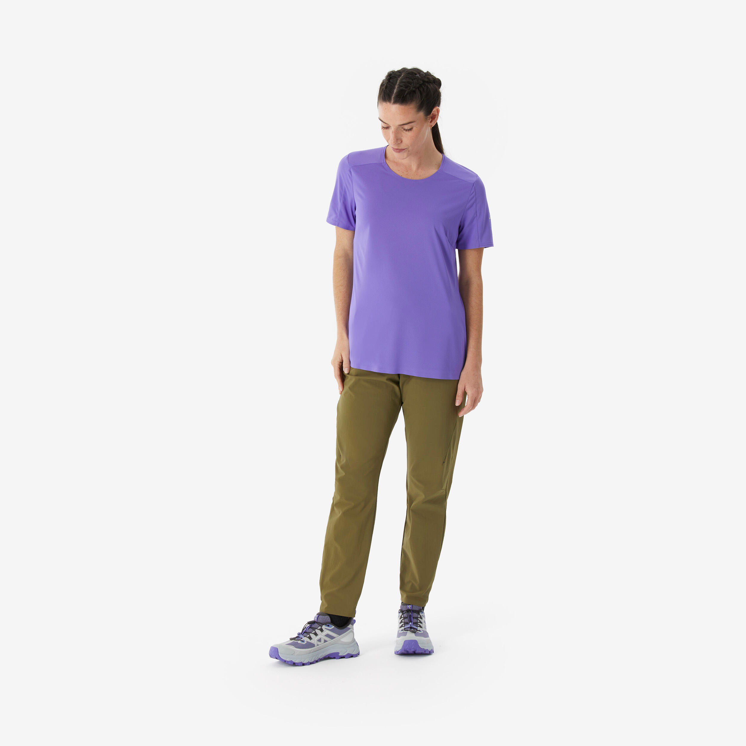 T-shirt de randonnée femme, MH 500 2/5