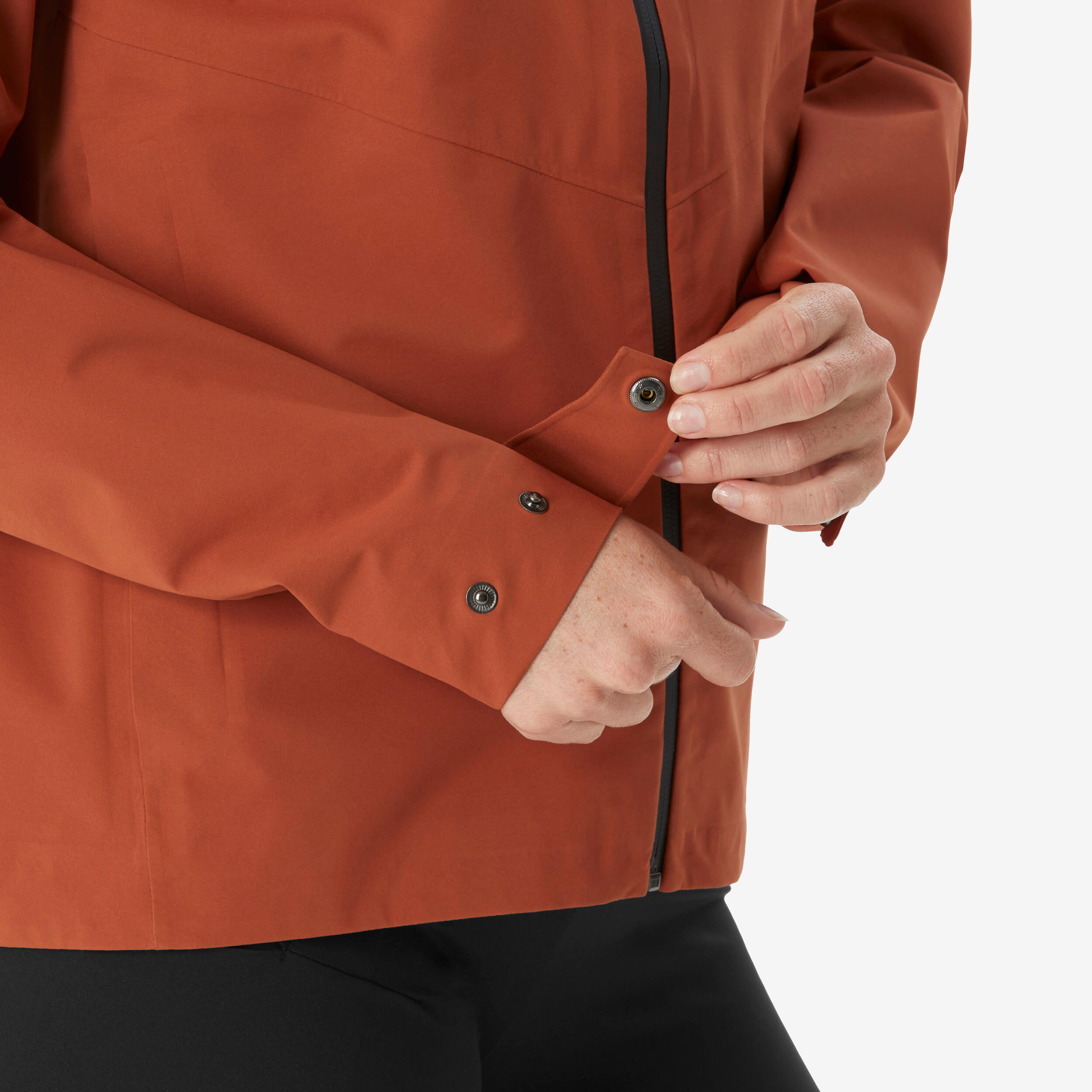 Manteau de randonnée imperméable femme, MH 100 5/7