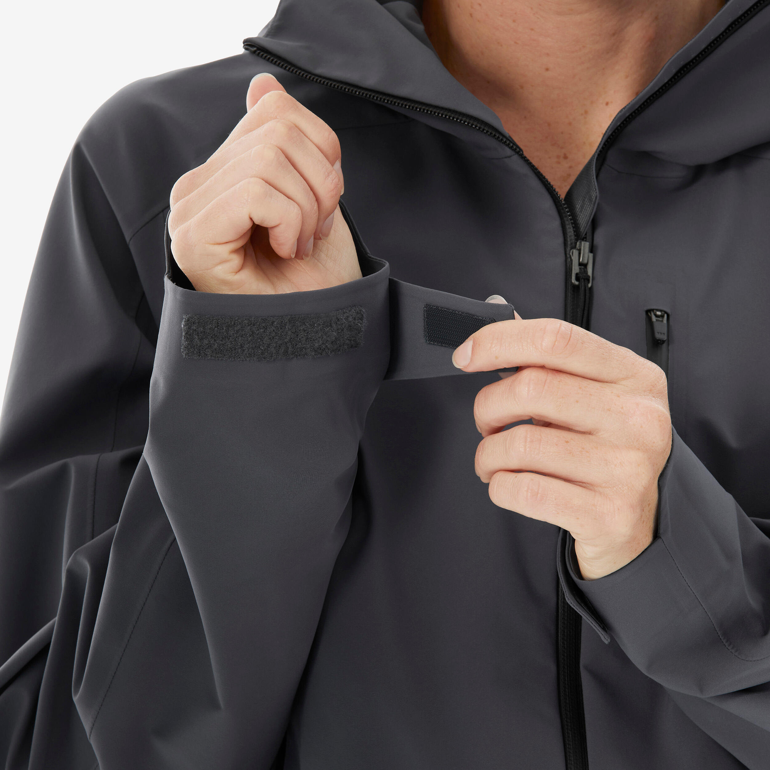 Manteau de randonnée imperméable femme, MH 900 11/20