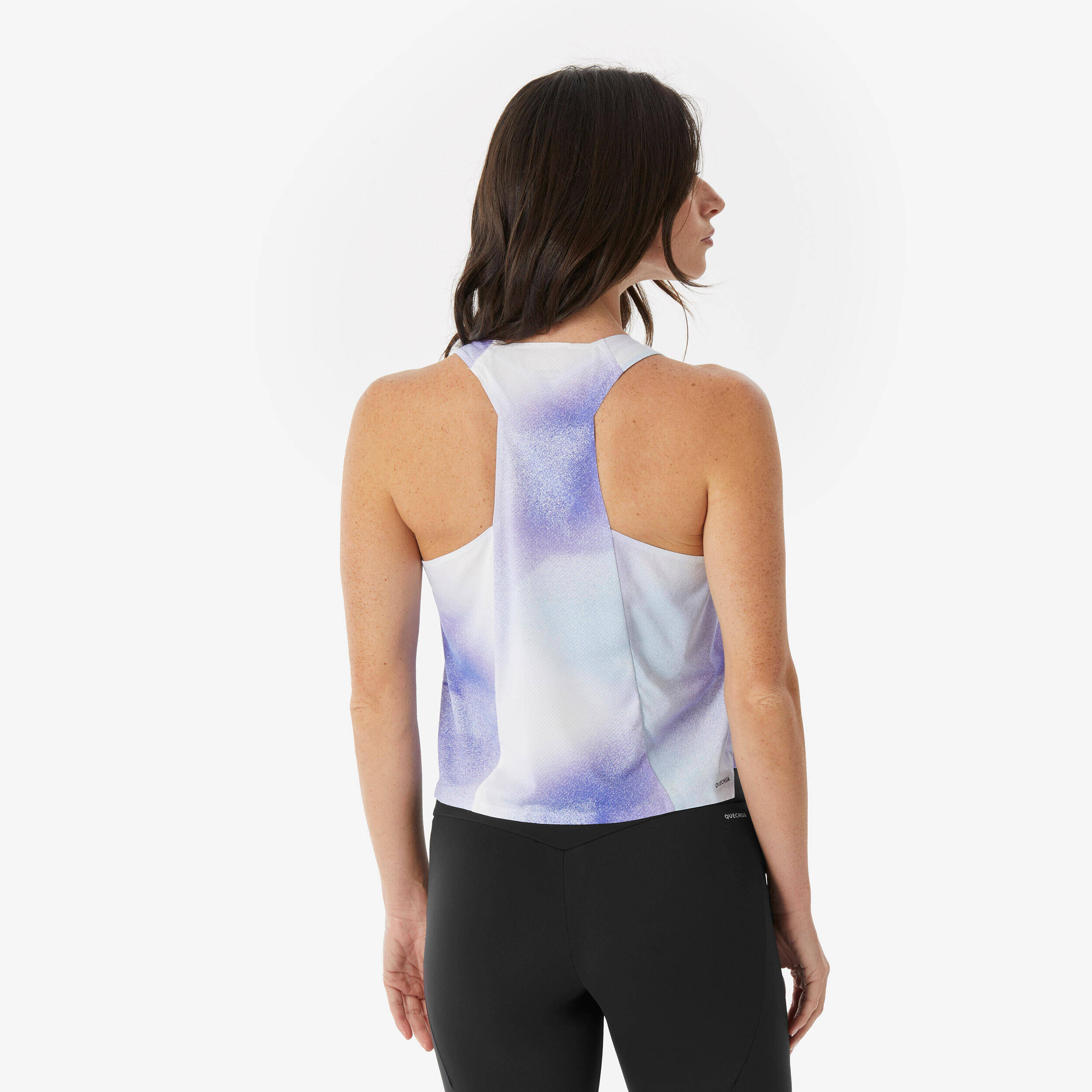 Women’s hiking tank top, MH500 - White -  3