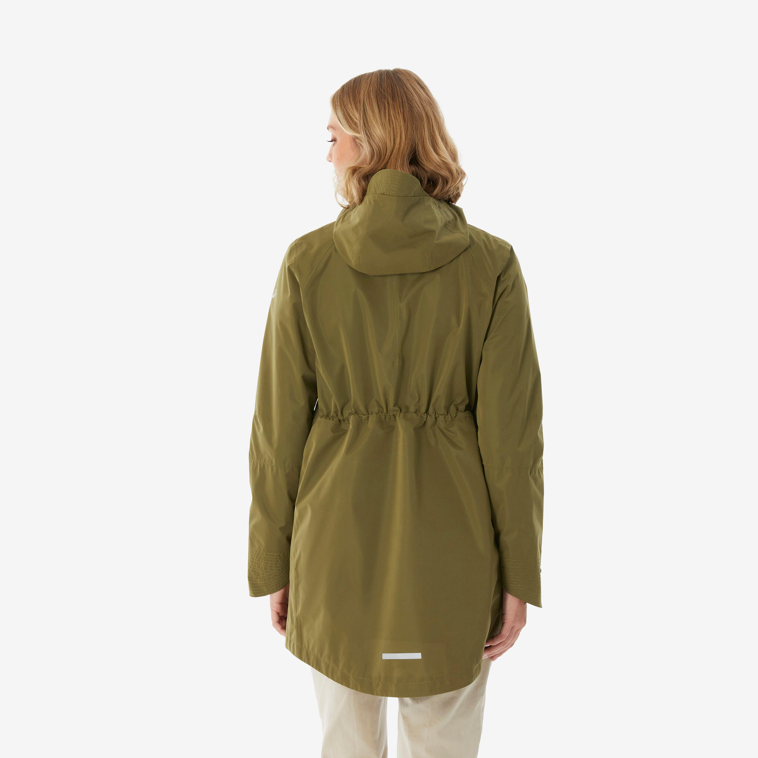Veste longue imperméable femme, NH500 5/12