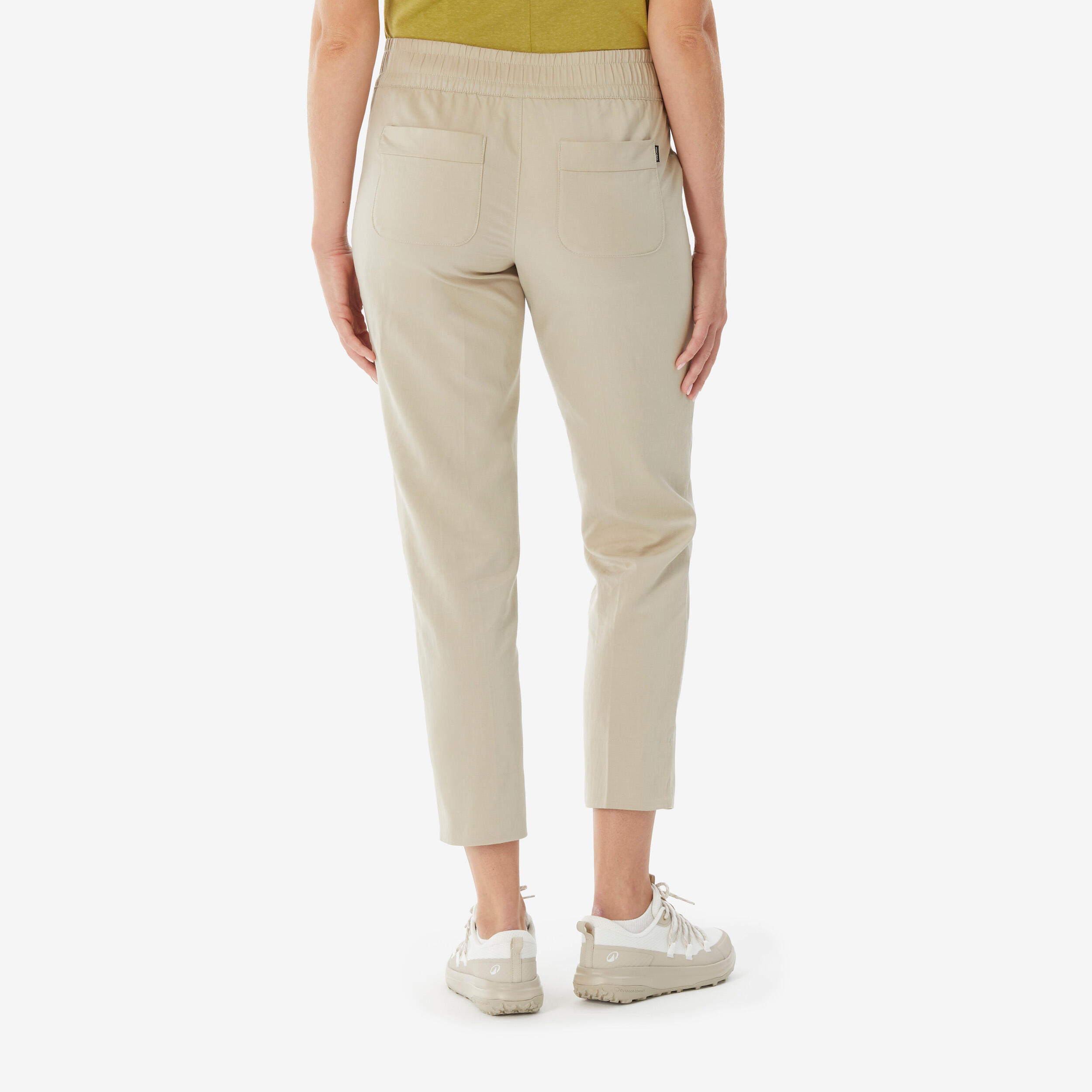 Women’s Linen Hiking Pants, NH 500 - QUECHUA