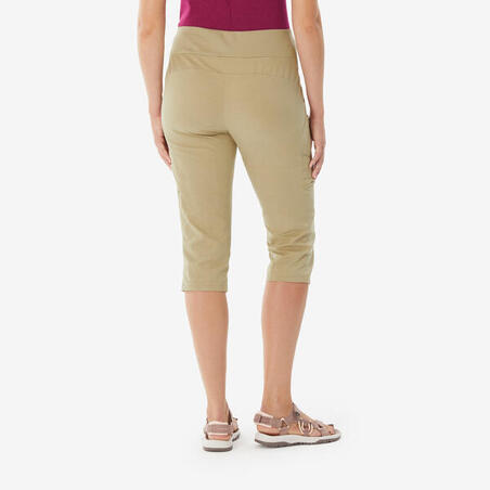 Штани жіночі NH500 для туризму бежеві