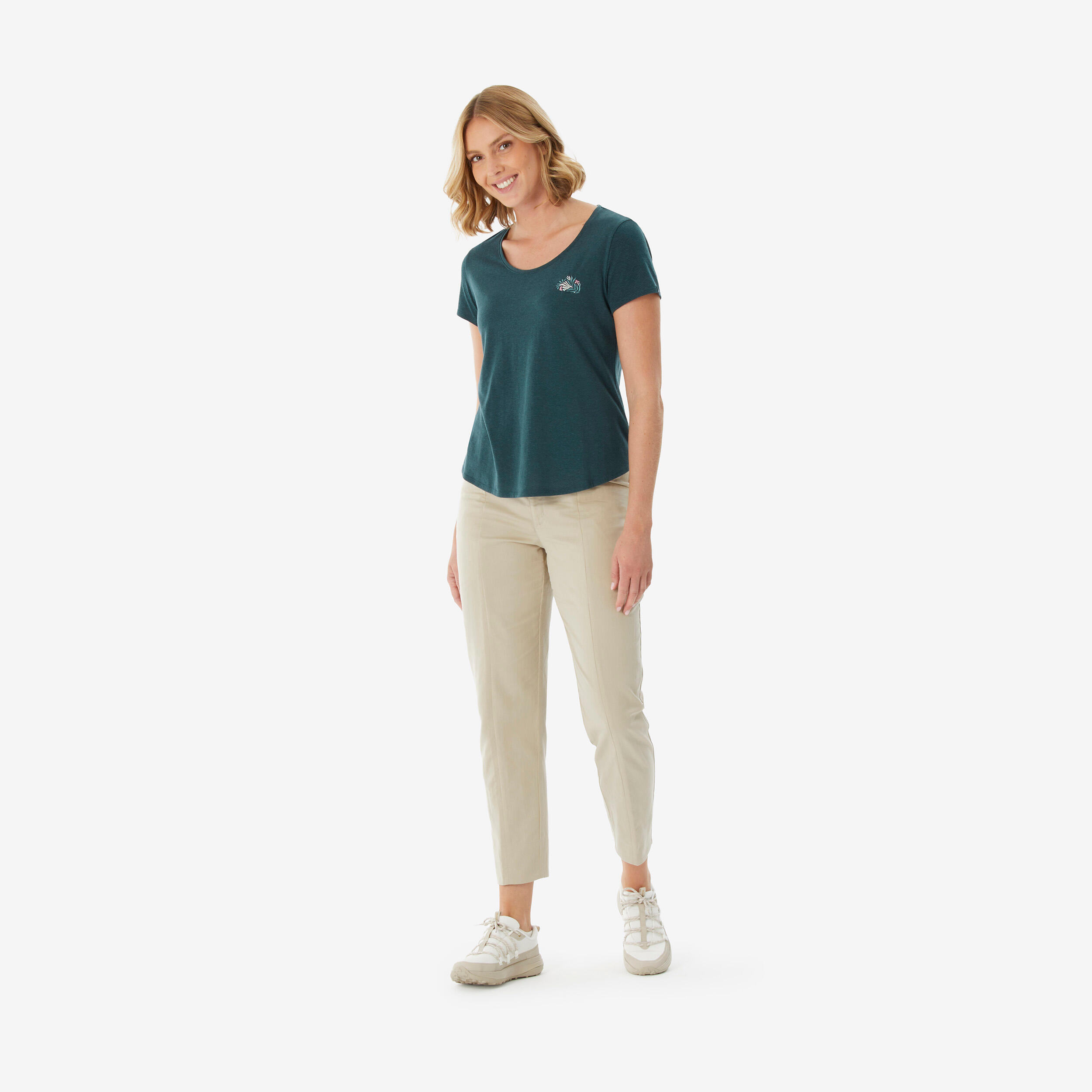 T-shirt de randonnée femme, NH 500 2/5