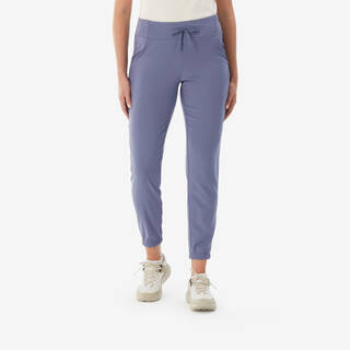 Women’s hiking trousers, NH100 - Purple