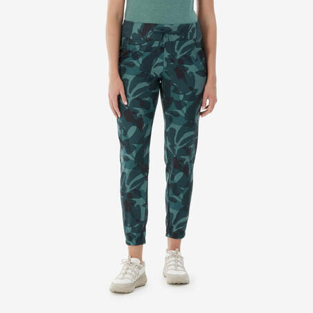 Штани жіночі NH100 для туризму зелені