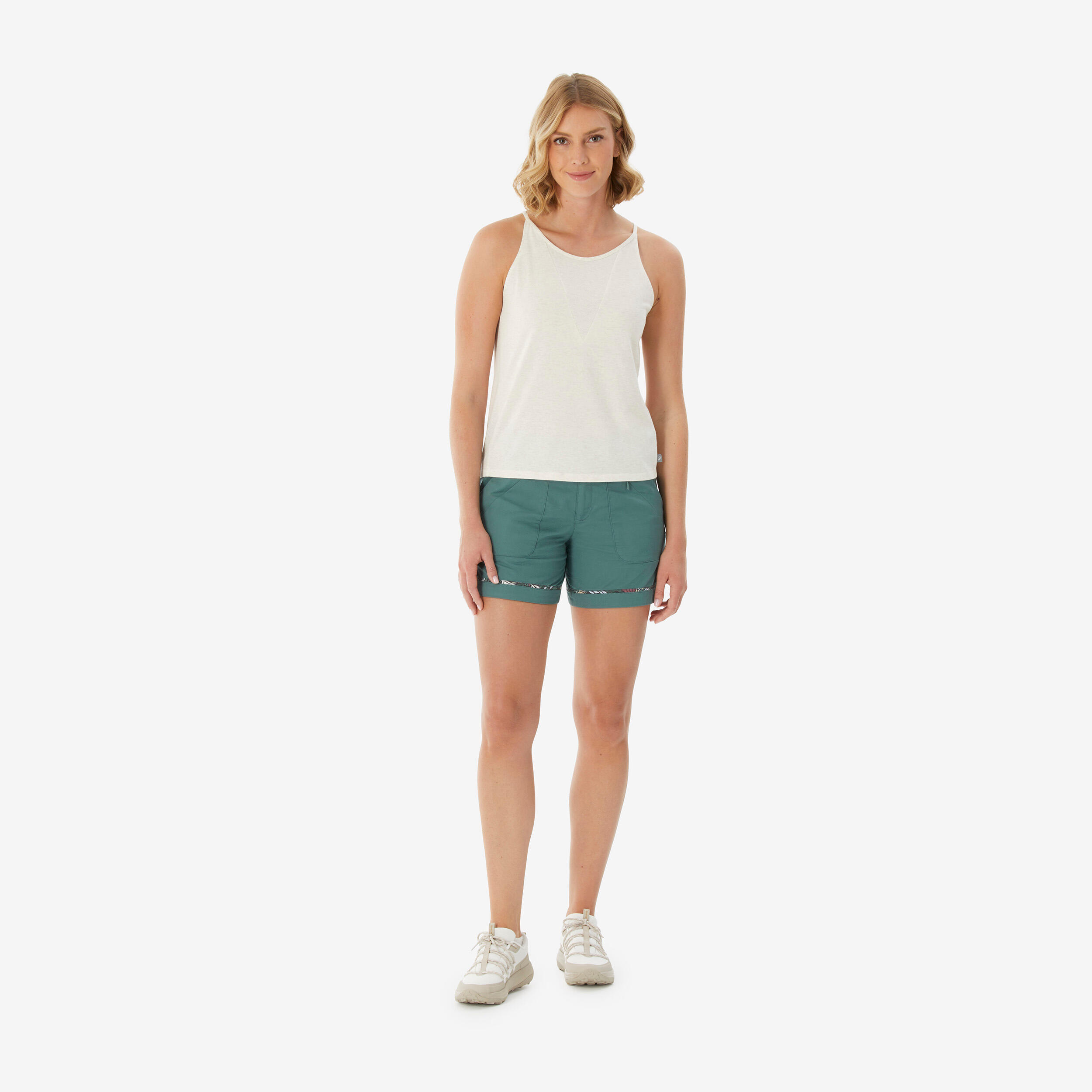 Women’s Six-Pocket Hiking Shorts, NH 500 - QUECHUA