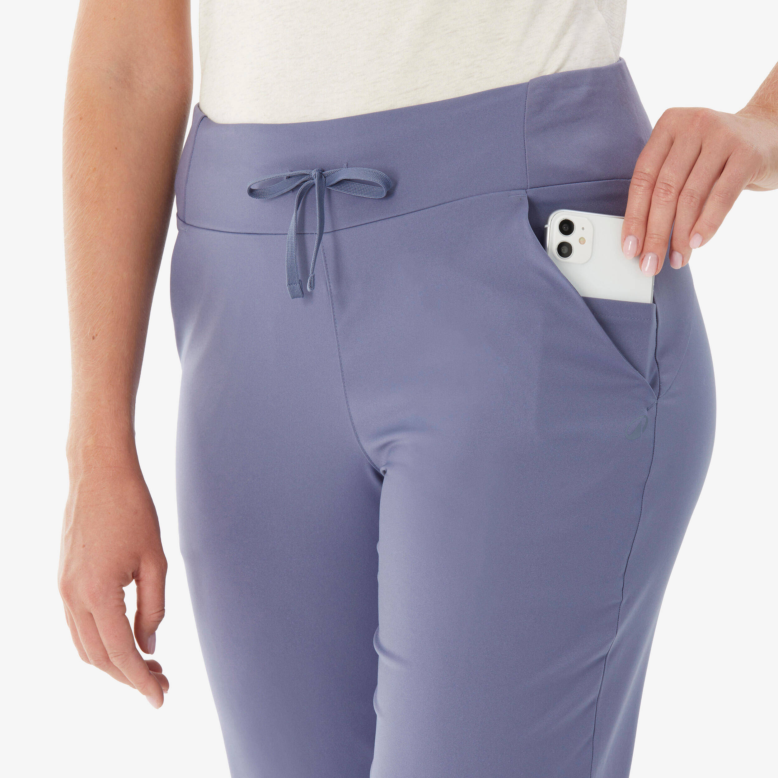 Women’s hiking trousers, NH100 - Purple -  5