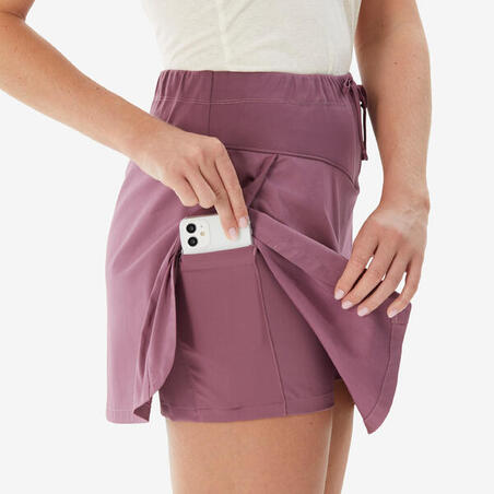 Спідниця-шорти NH500 для туризму фіолетова