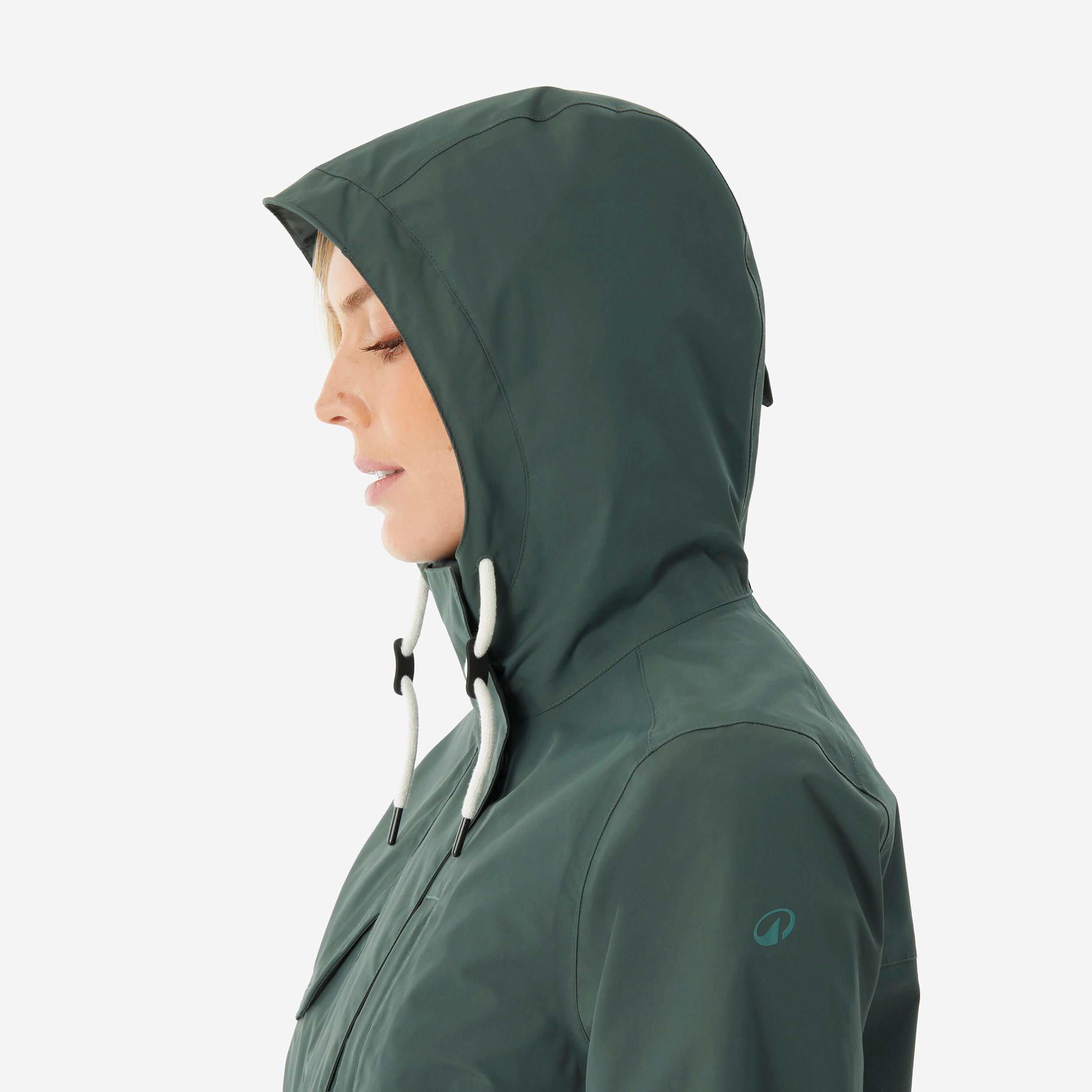 Manteau de randonnée imperméable femme, NH 500 9/10