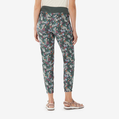 Штани жіночі NH100 для туризму зелені