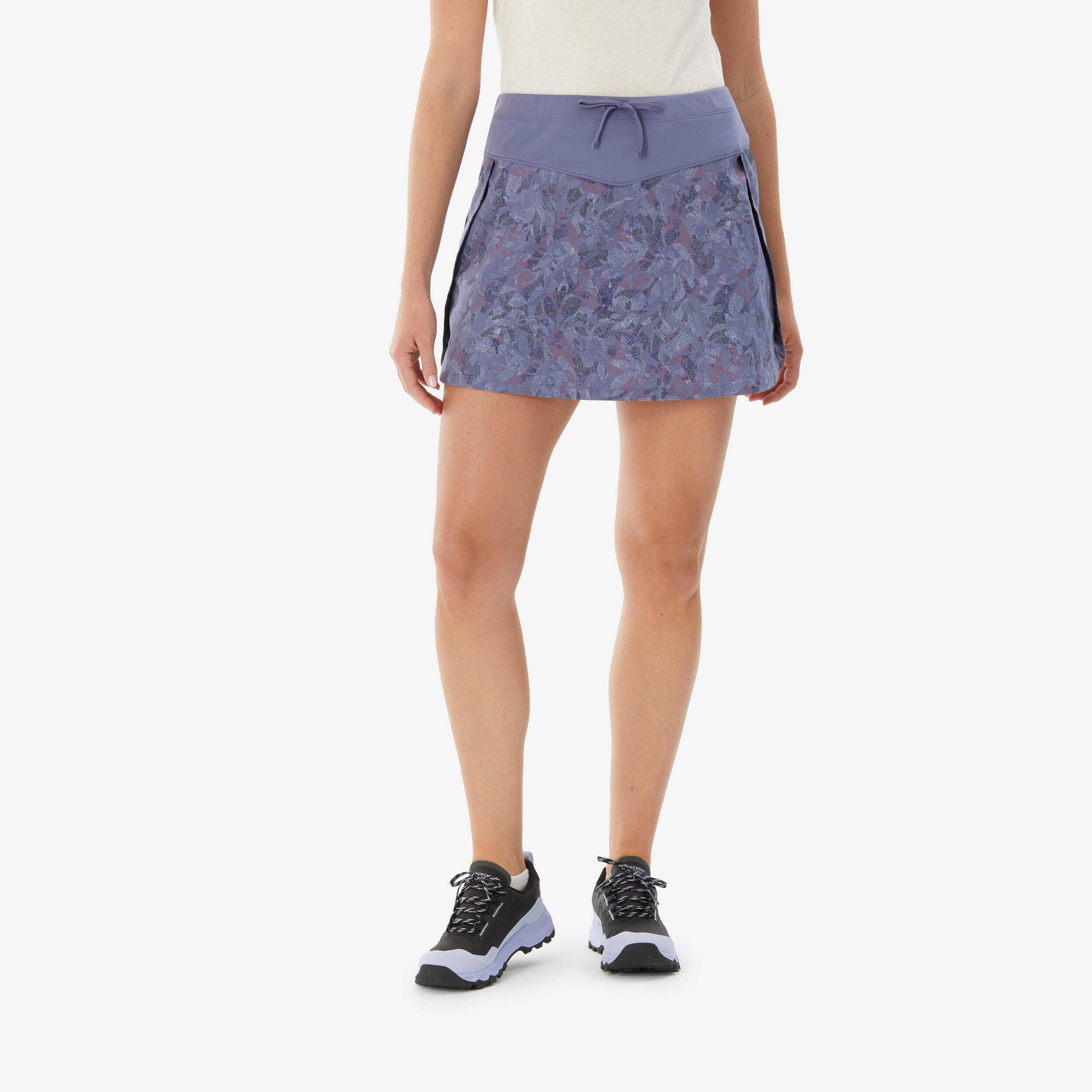 Women’s hiking skort, NH500 - Purple