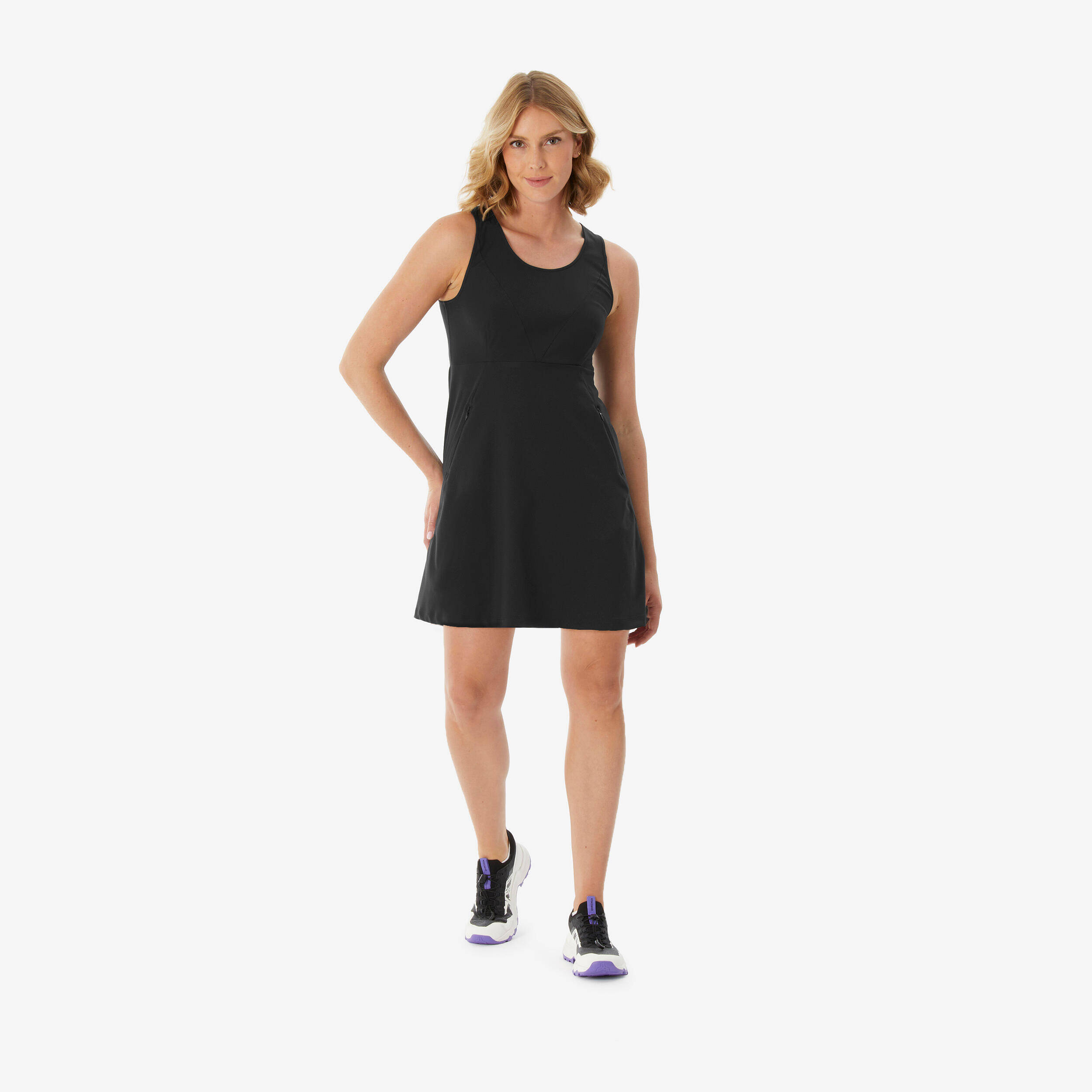 Women’s hiking dress, Exploor - Black -  2