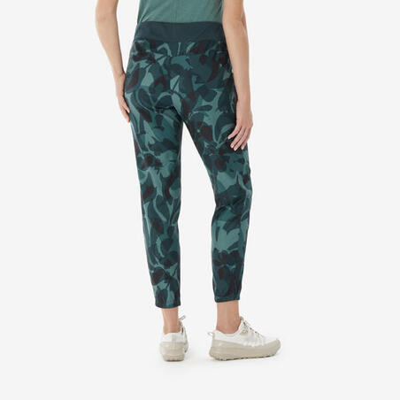 Штани жіночі NH100 для туризму зелені