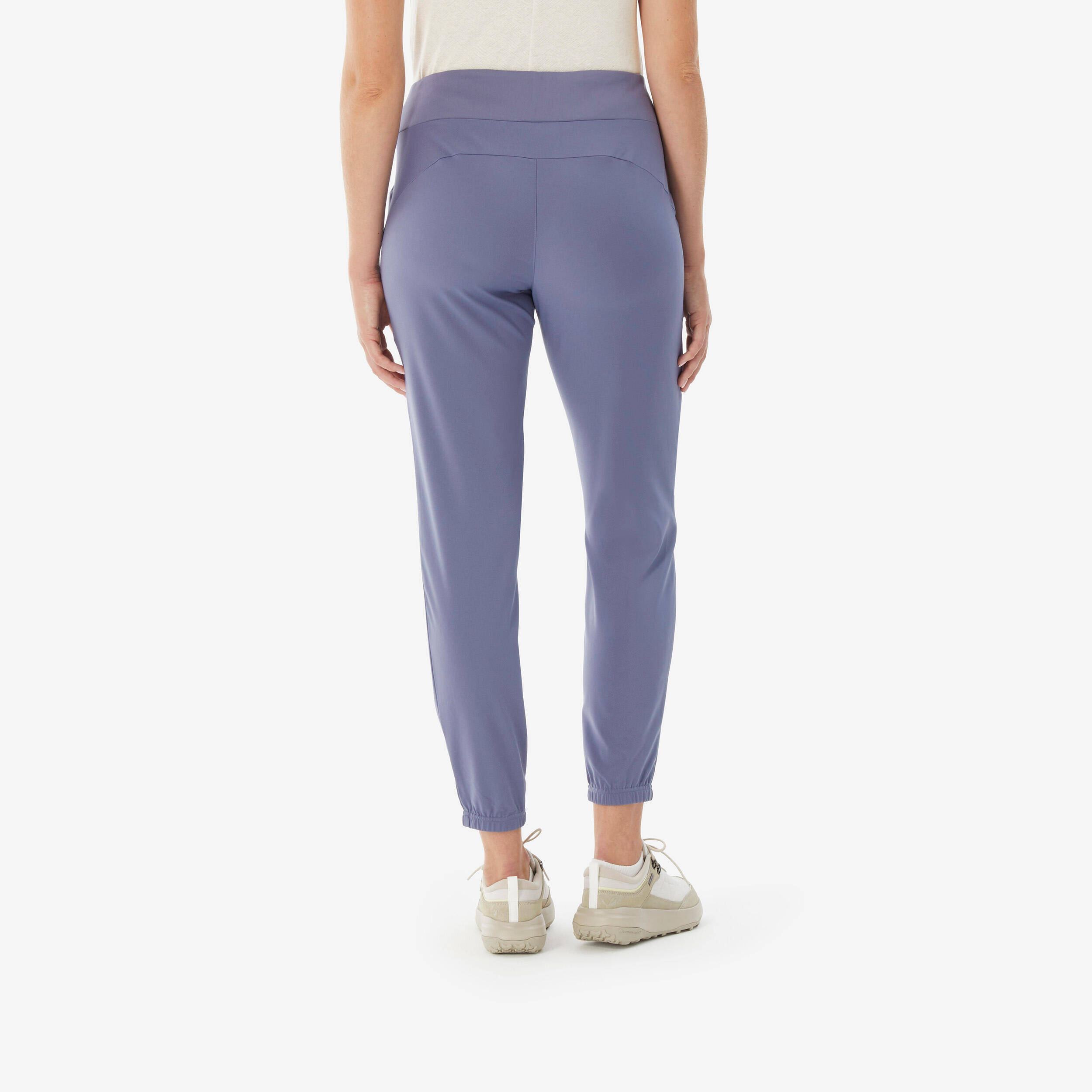 Women’s hiking trousers, NH100 - Purple -  3