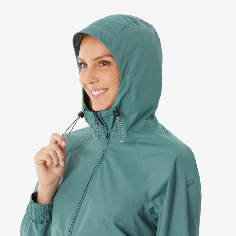 Veste Impermeable Femme Mi Saison Randonnée Respirante Uni