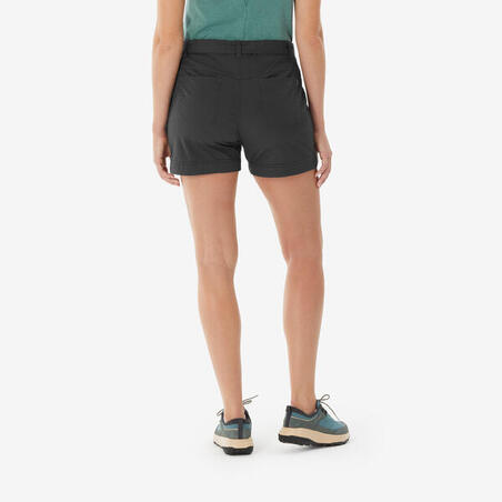 Шорти жіночі NH500 для туризму сірі