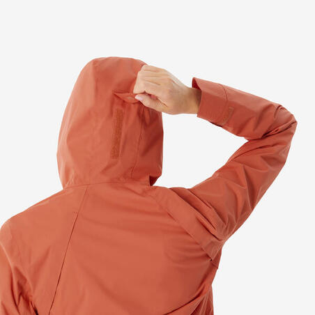 Куртка жіноча NH500 для туризму оранжева